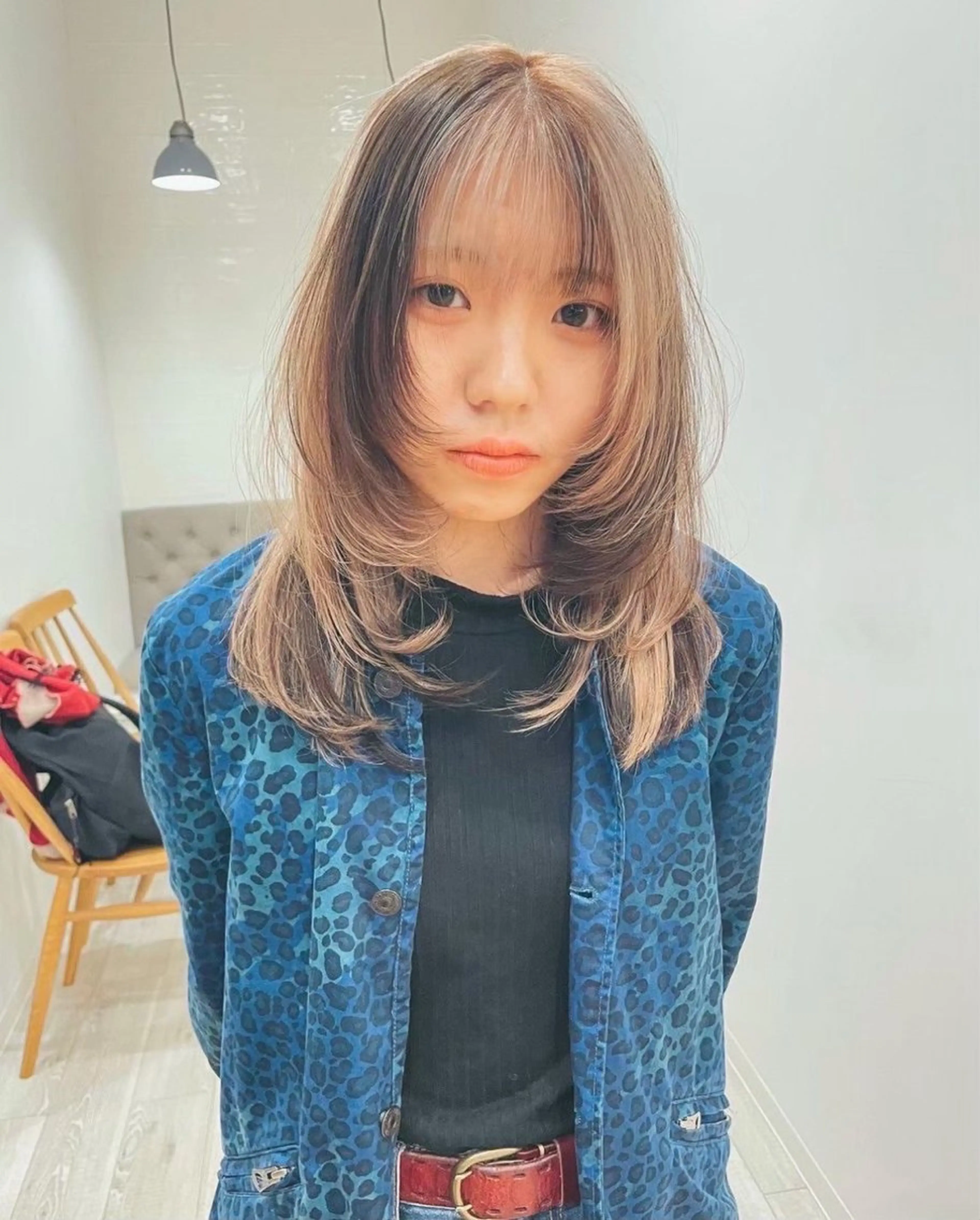 ミディアム LUVISM ボブ りきカットモデル募集のヘアスタイル