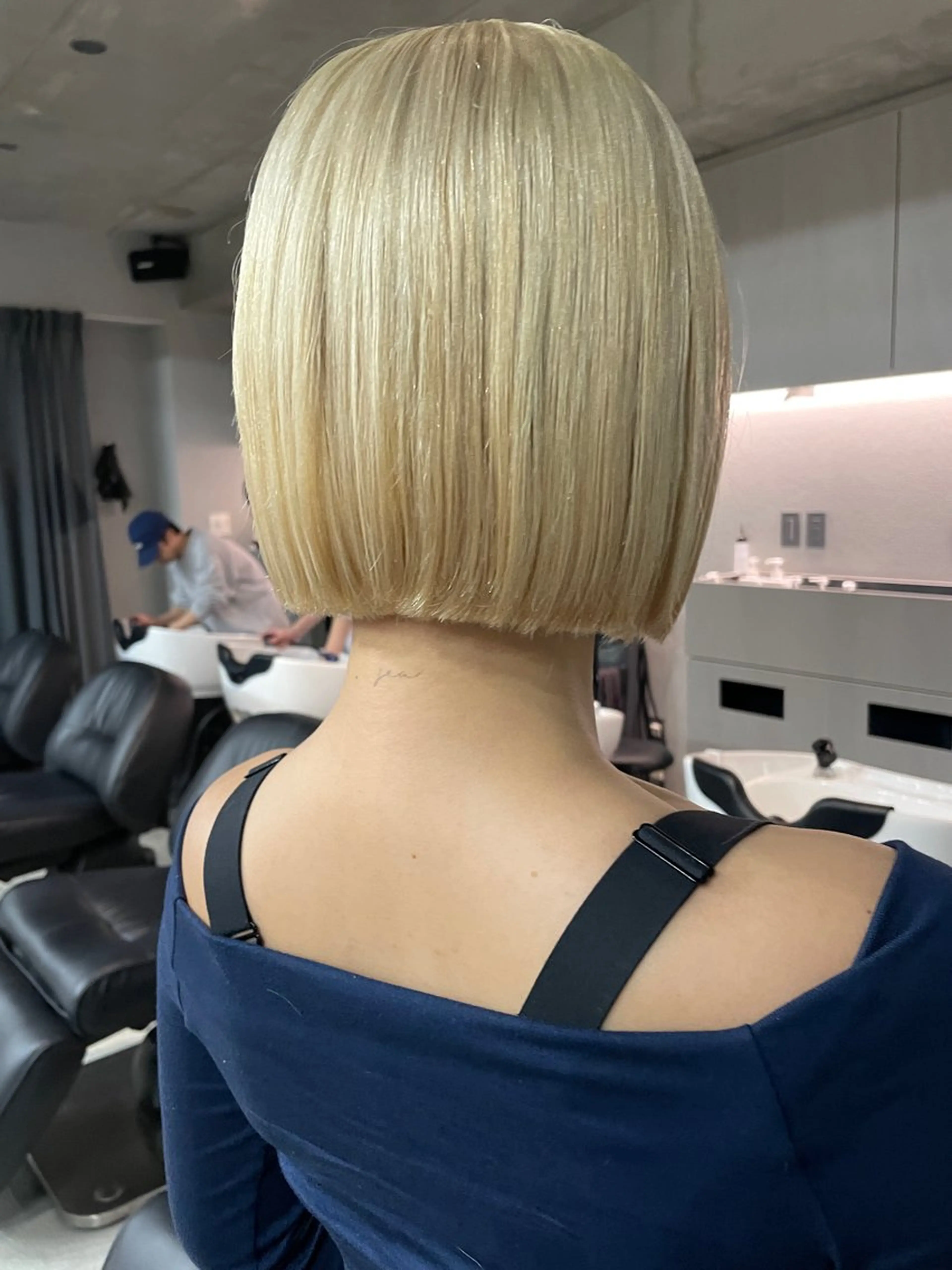 ミディアム カラー カット ヘアカラー トリートメント 表参道🌿赤み消し カラー/チナツのヘアスタイル