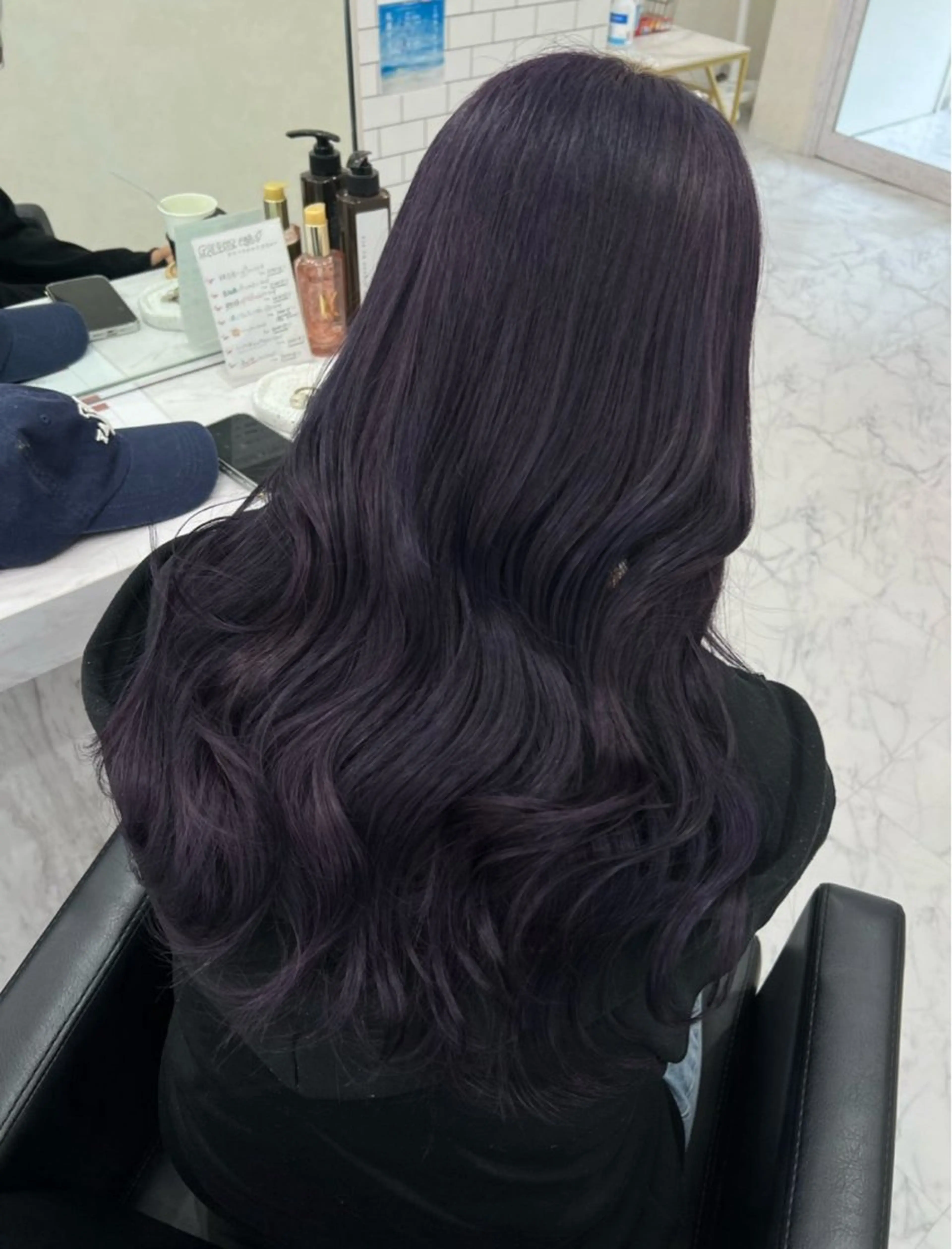 【ミニモ限定🫧】リタッチ（3センチ以内）ブリーチワンカラー🤎の写真