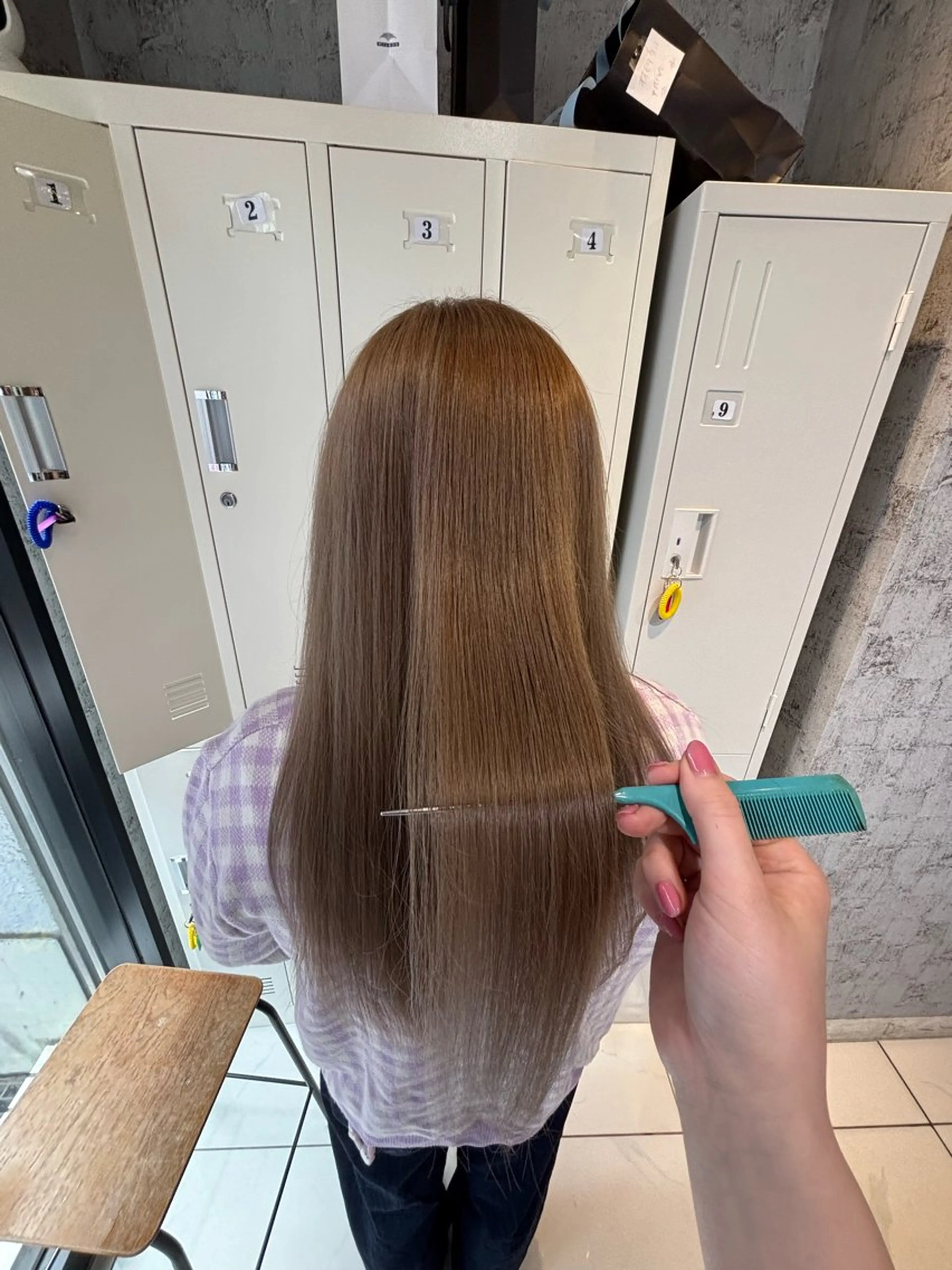 ロング カラー カット ヘアカラー トリートメント 🎀ゆい🎀 髪質改善カラー🎀のヘアスタイル