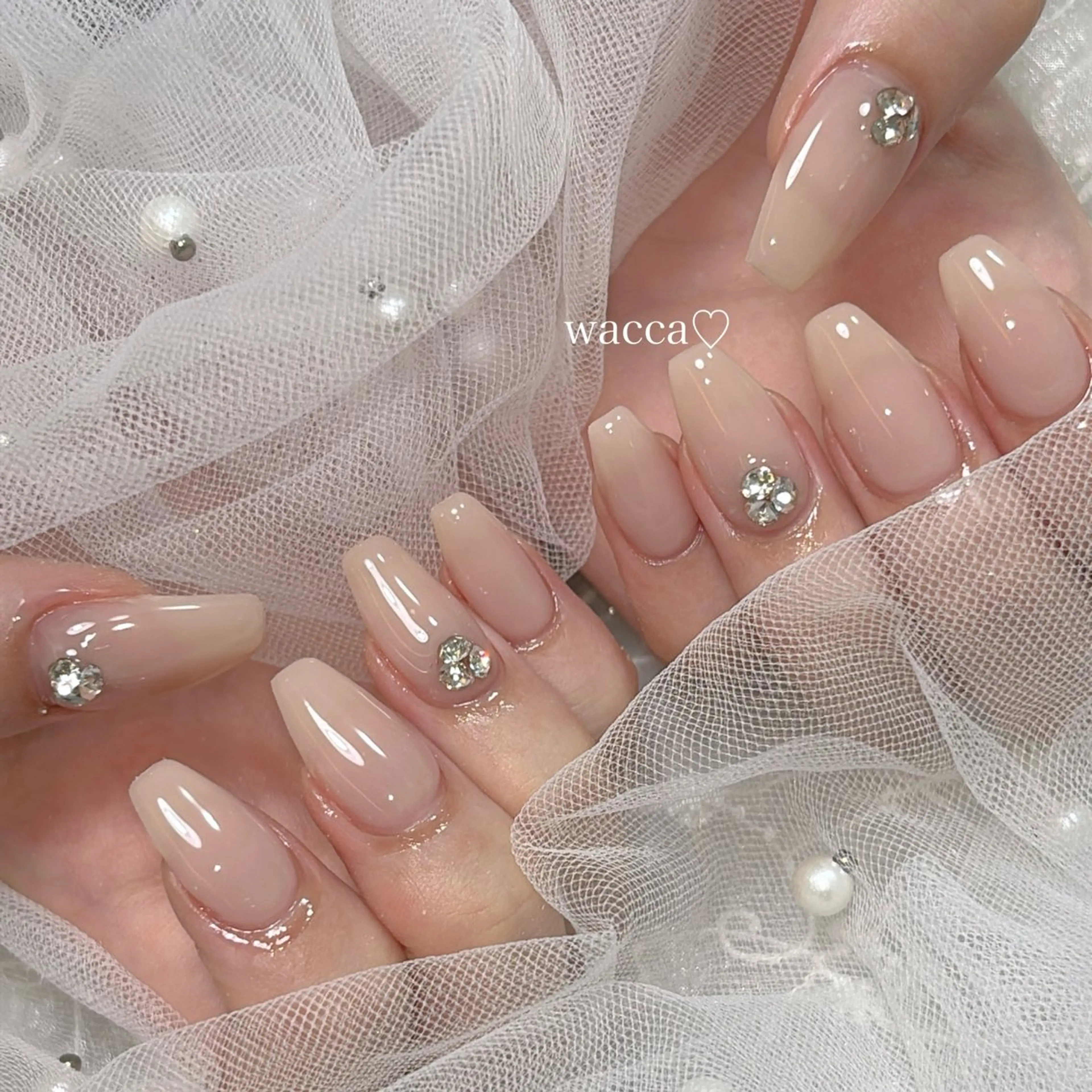 ネイル wacca♡nail スタッフのネイルデザイン