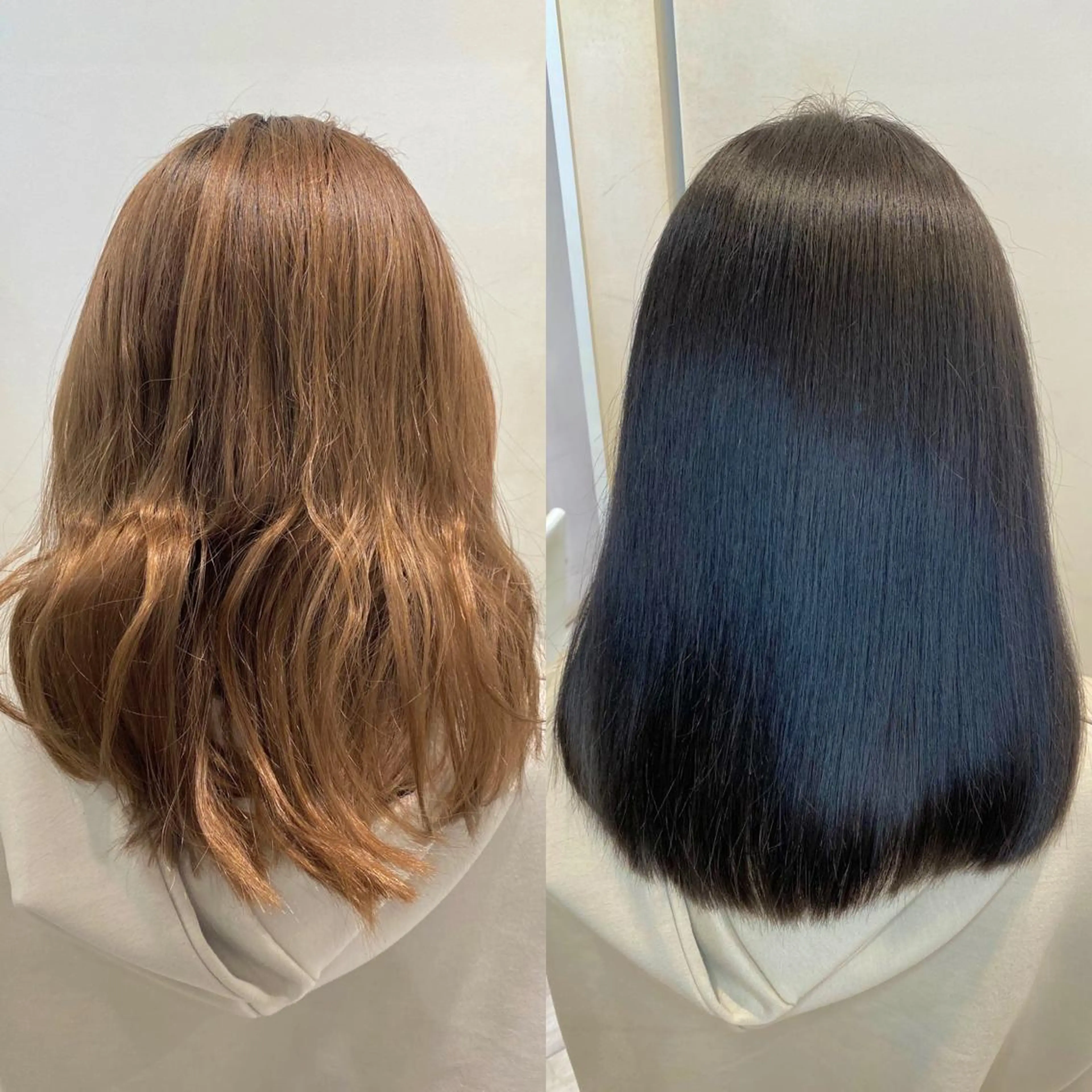 ミディアム カラー 顔まわりカット🌟 くびれヘア/寺門遥輝のヘアスタイル