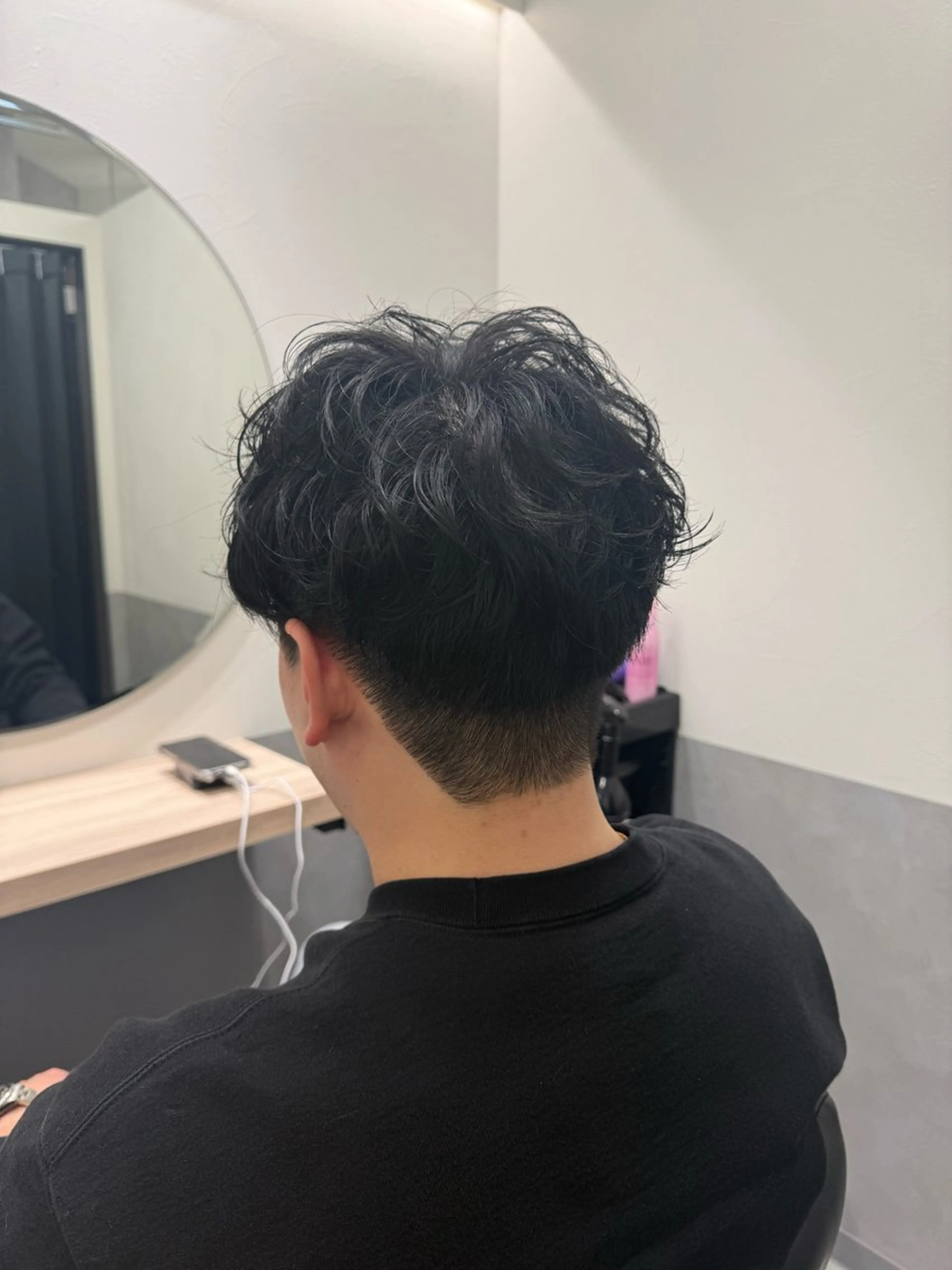 ショート メンズ カット パーマ ヘッドスパ ·̩͙꒰ঌ miku 𓂃 𓈒𓏸 ໒꒱のヘアスタイル