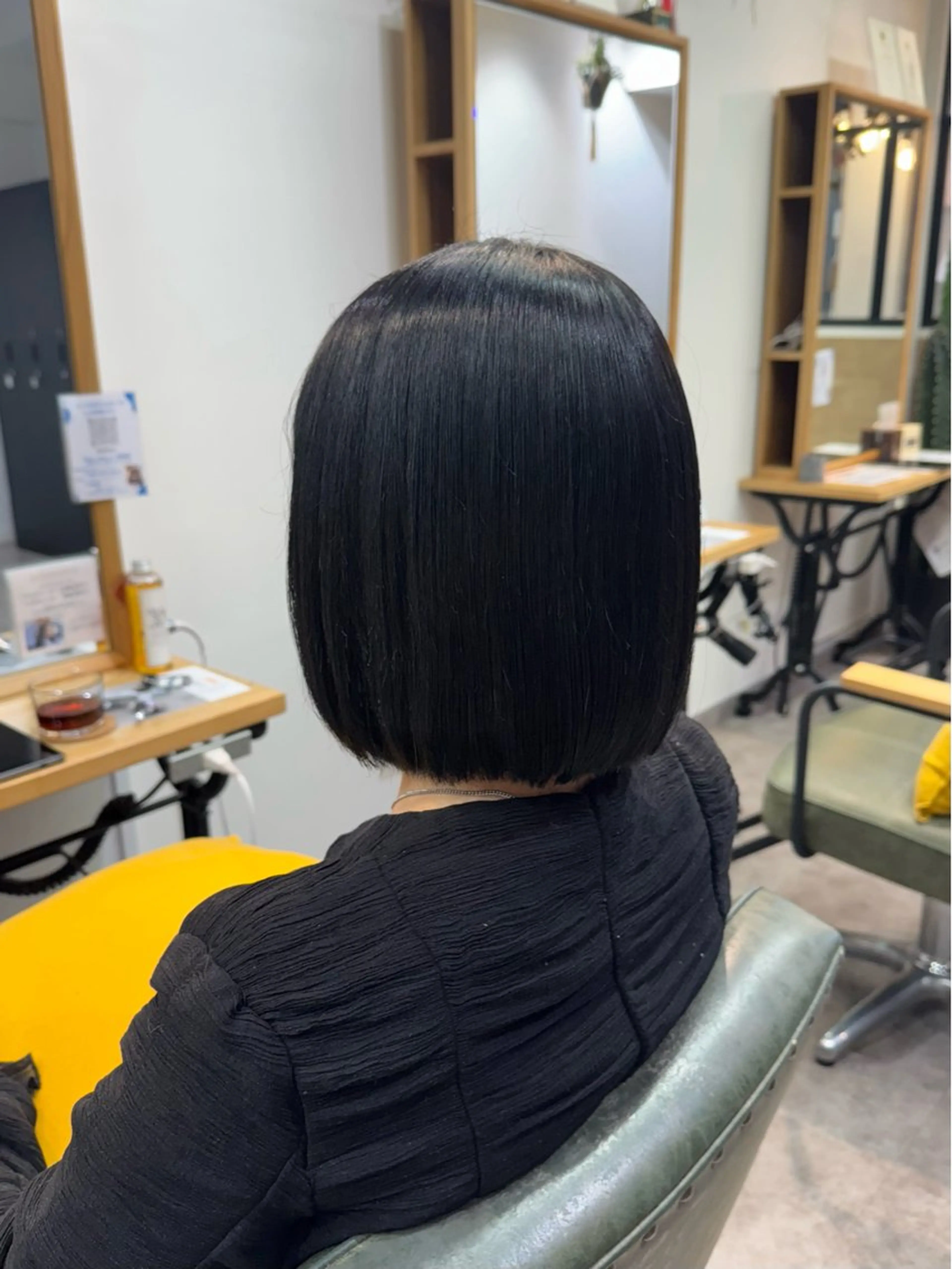 ショート カラー 縮毛矯正/エクステ /艶カラー/ヘアメのヘアスタイル
