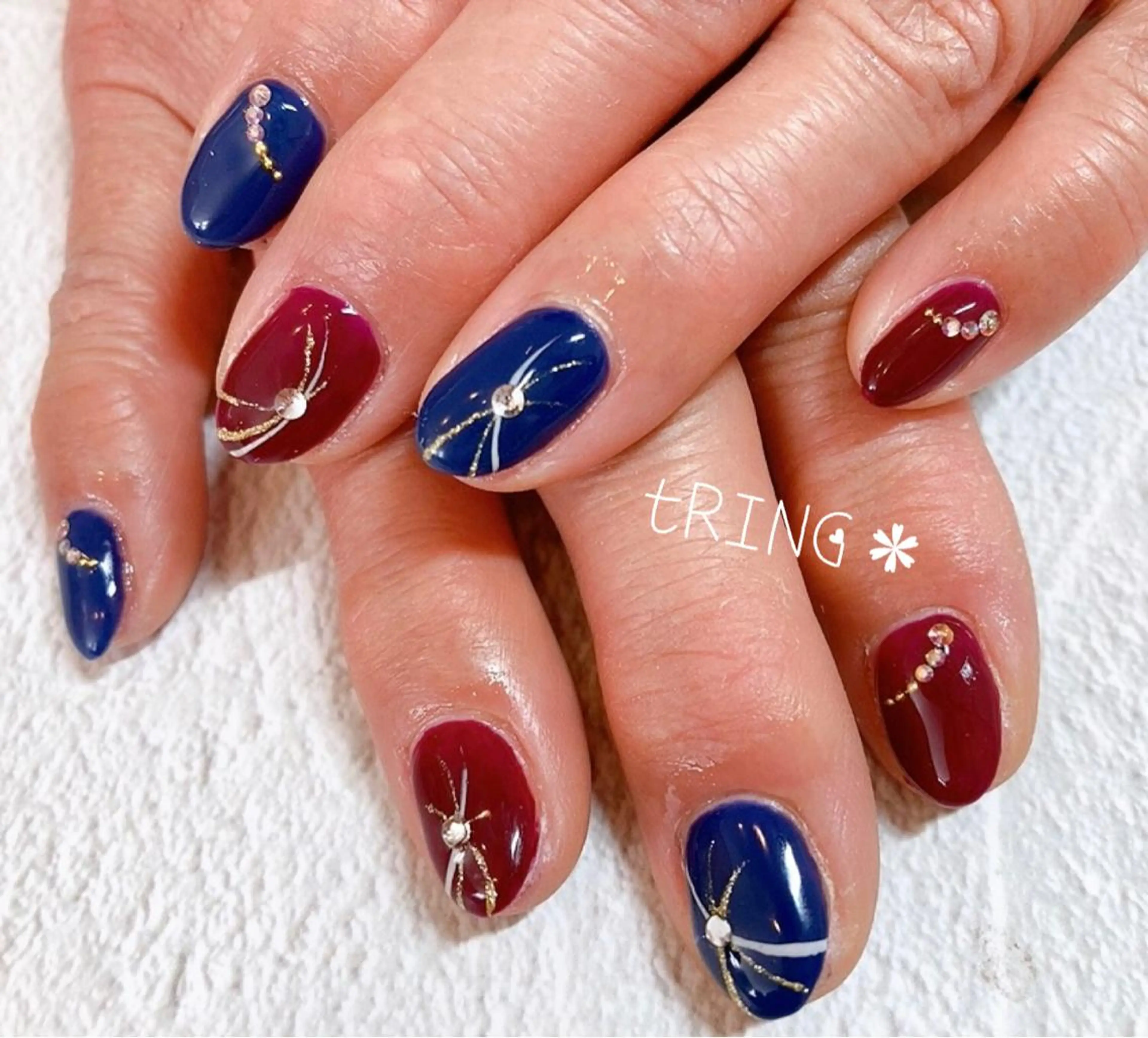 ネイル ハンドネイル tRING* しいの木台のネイルデザイン