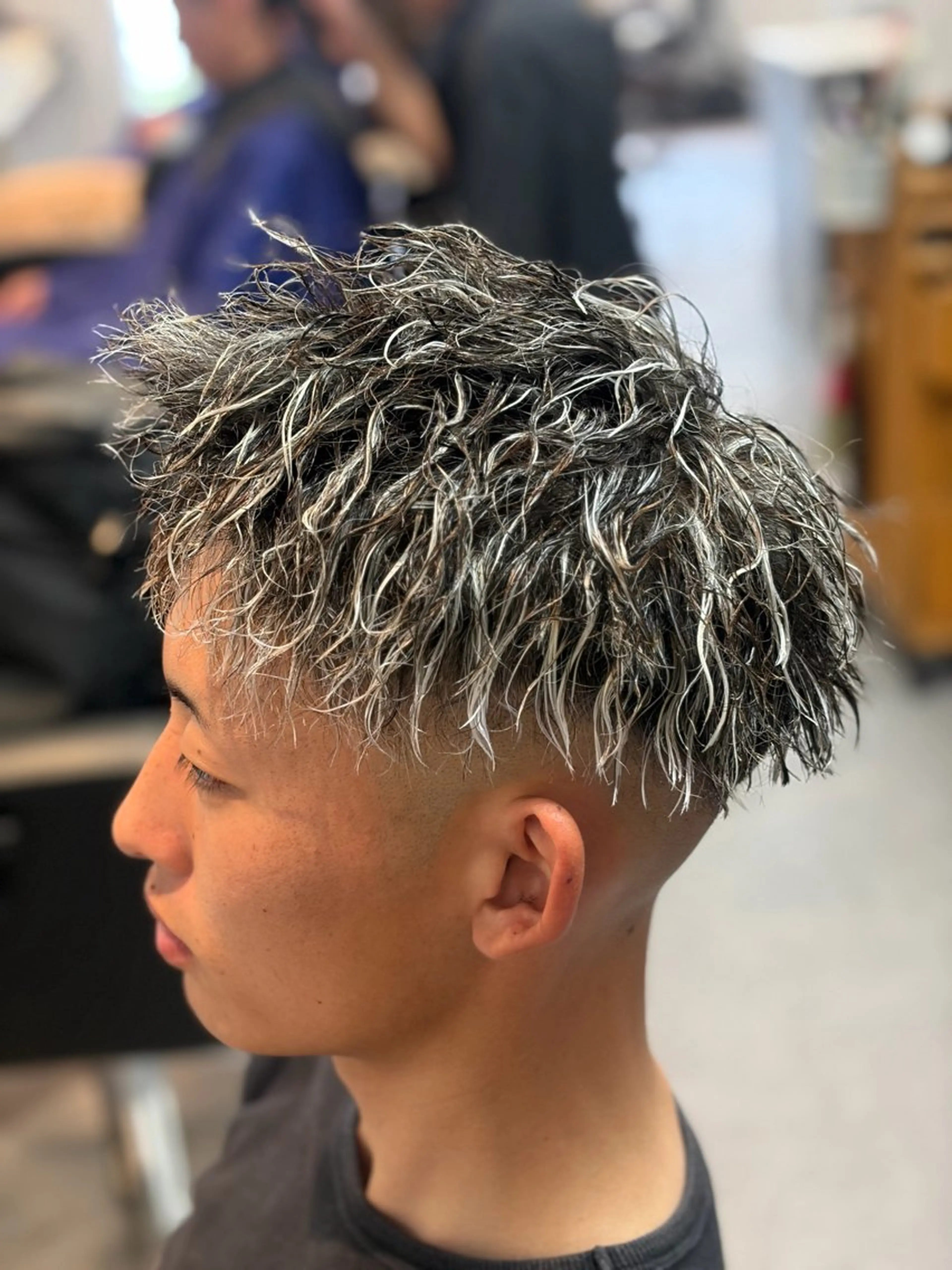 パーマ メンズ カット ヘアカラー パーマ メンズ特化/パーマ/ フェードWATARUのヘアスタイル
