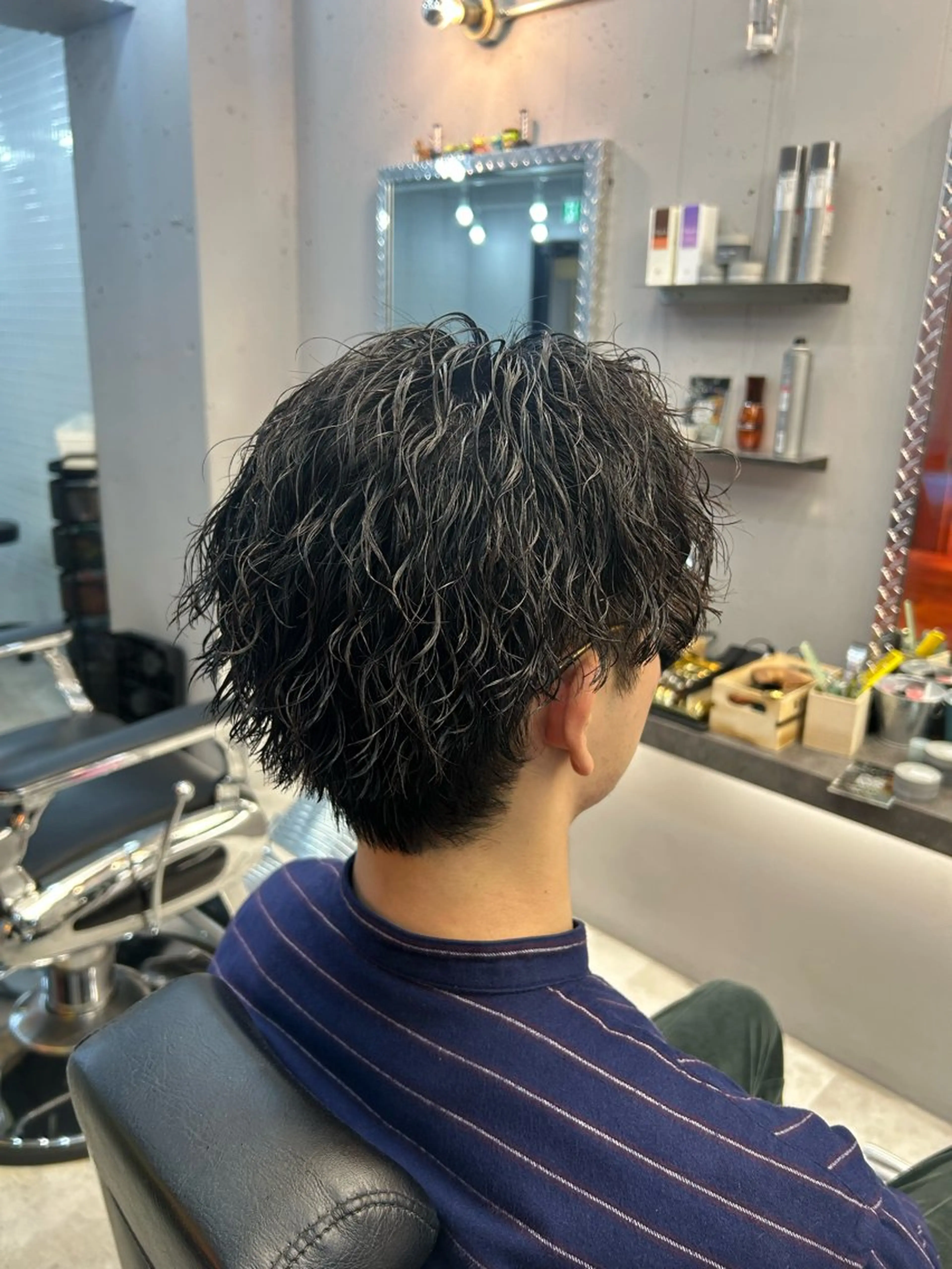 パーマ メンズ 天王寺メンズパーマ /マツムラミユウのヘアスタイル