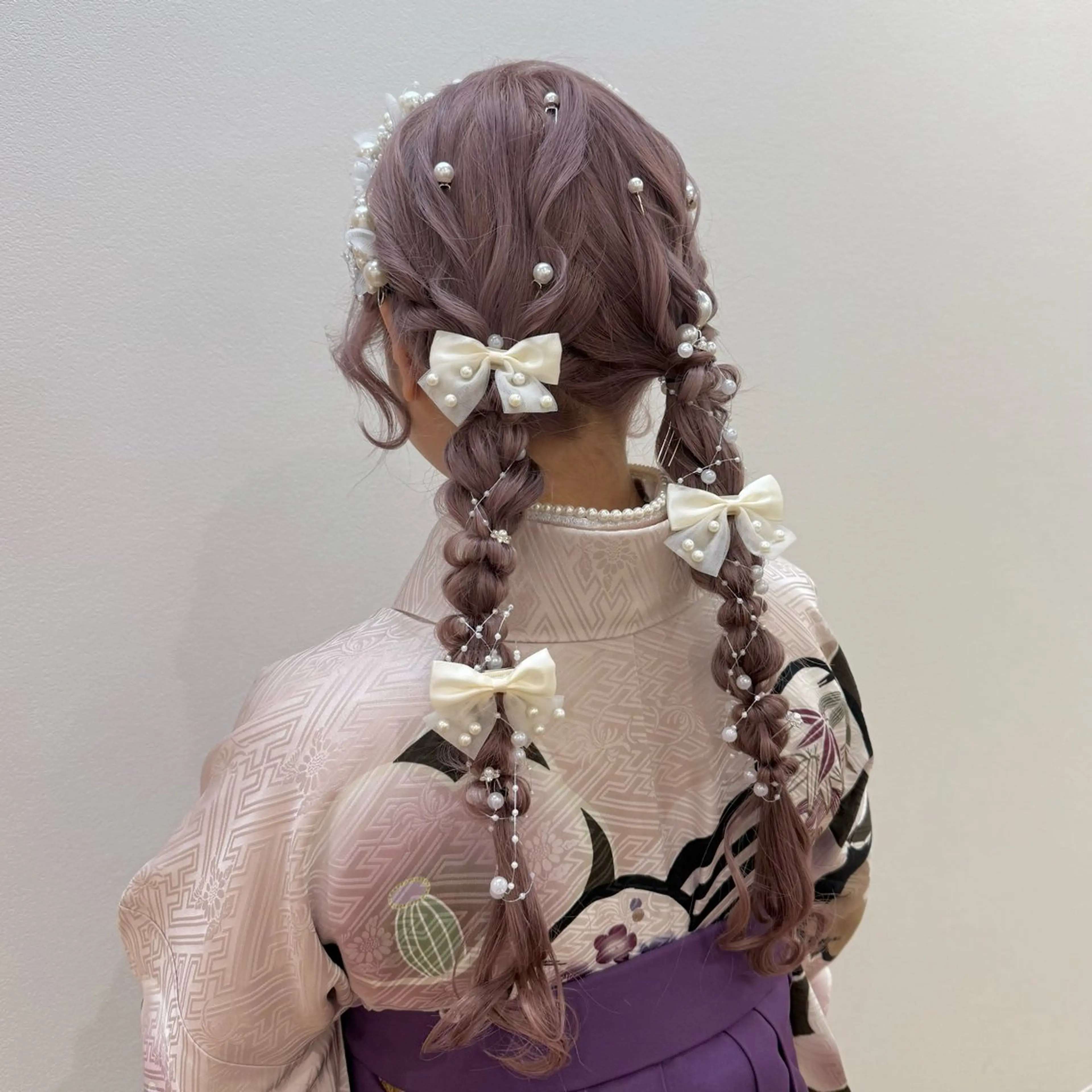 🌷ヘアセット🕊️🤍の写真