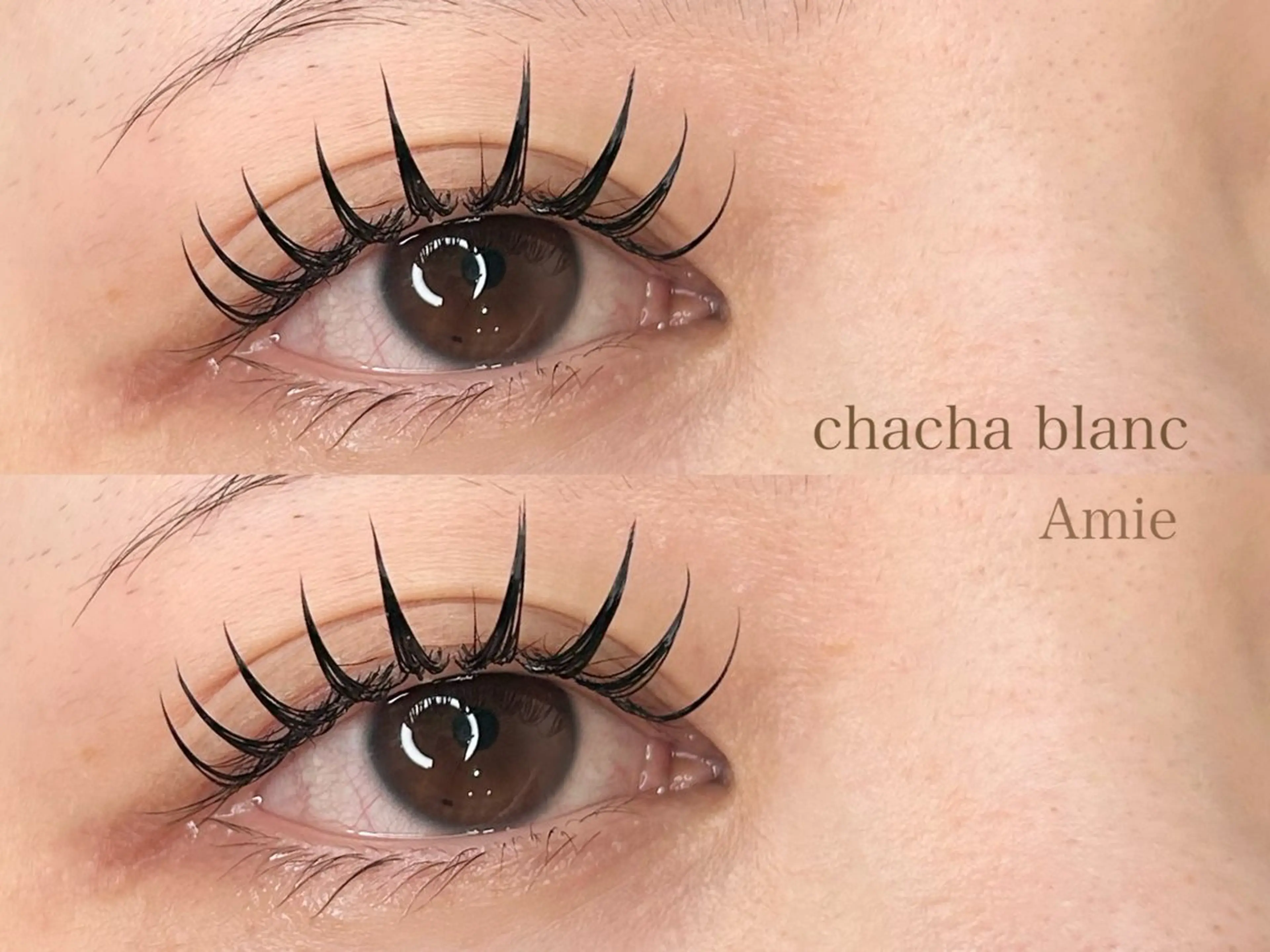 マツエク・マツパ マツエク chacha bla nc Amie 沖田のマツエク・マツパデザイン