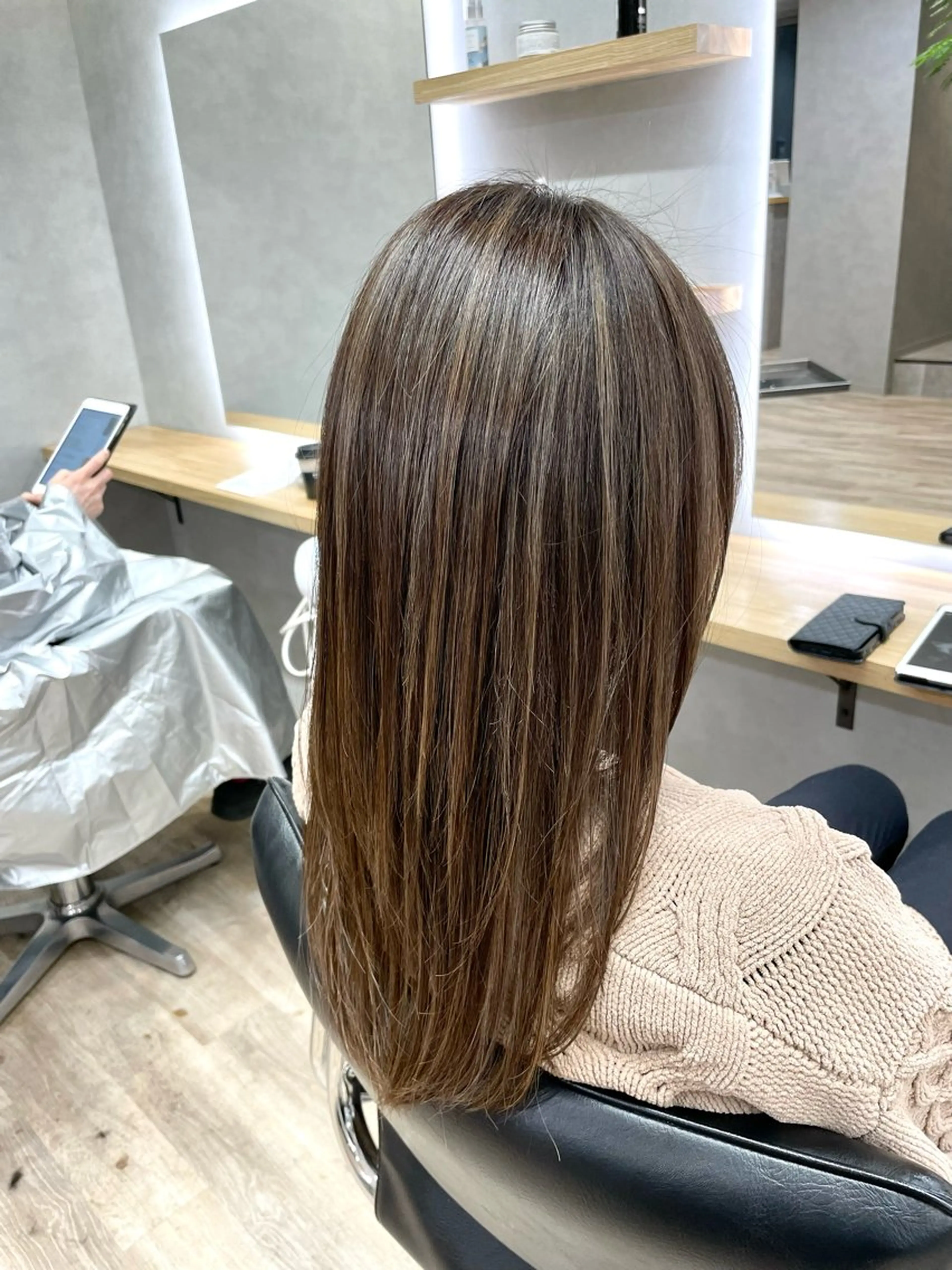 セミロング カラー NOAHL上尾店 カットモデル募集中のヘアスタイル