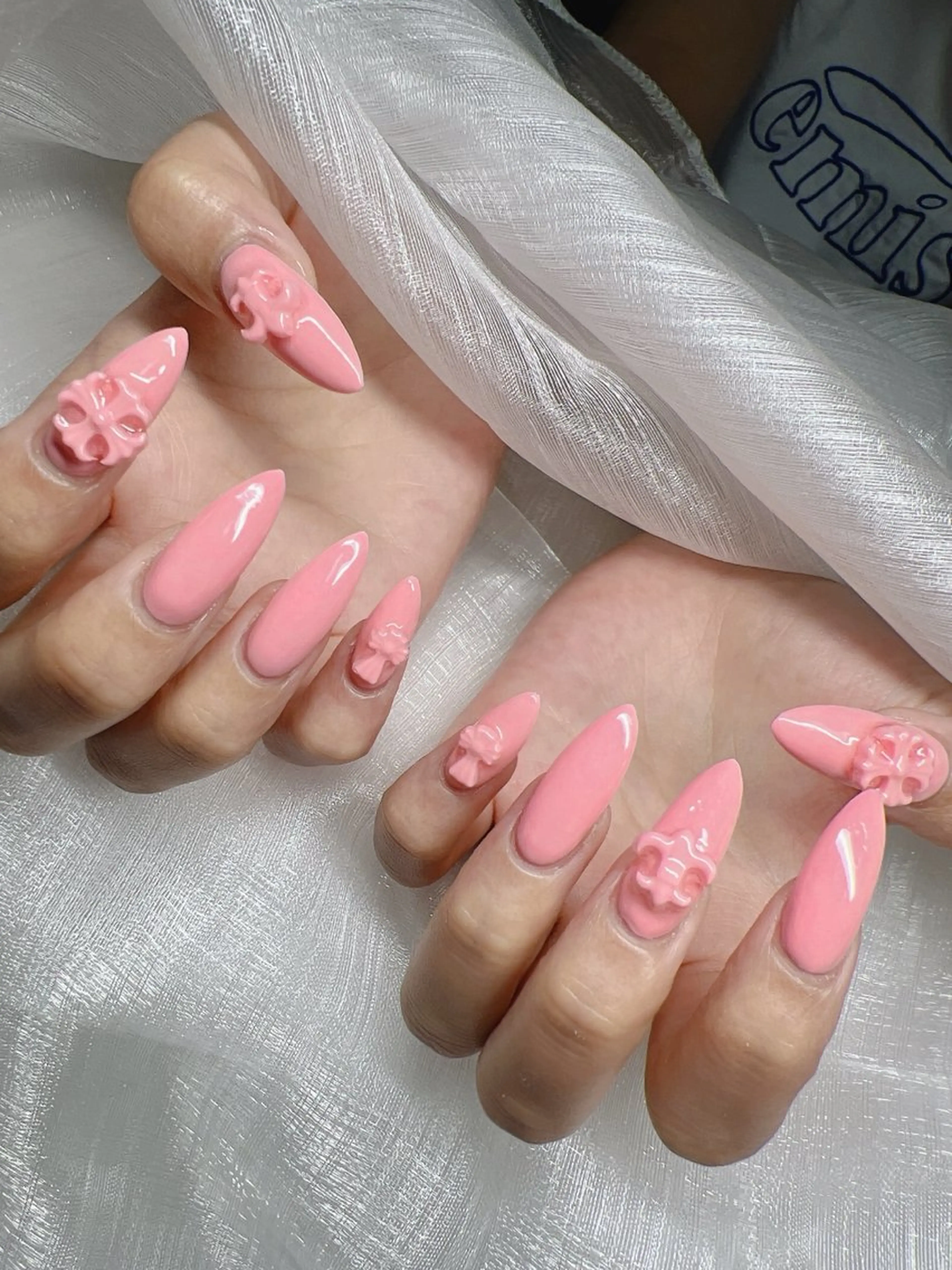 ネイル 長さ出し グラデーション キラキラネイル マグネットネイル ニュアンスネイル ハンドネイル Lee Nails チップ長さだし専門店のネイルデザイン