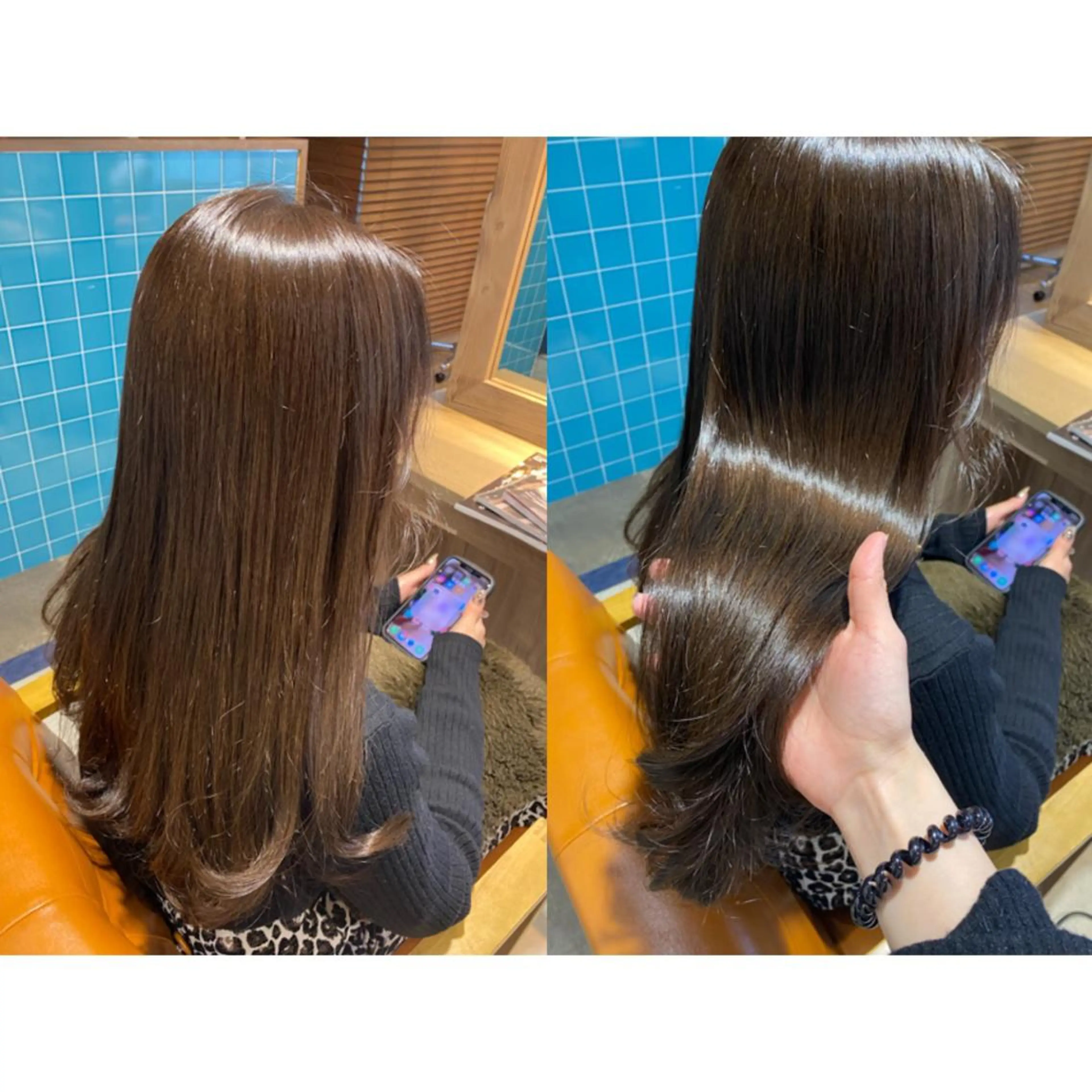 カラー ブラウンカラー 🐻結んで可愛い hair EMI🐻のヘアスタイル