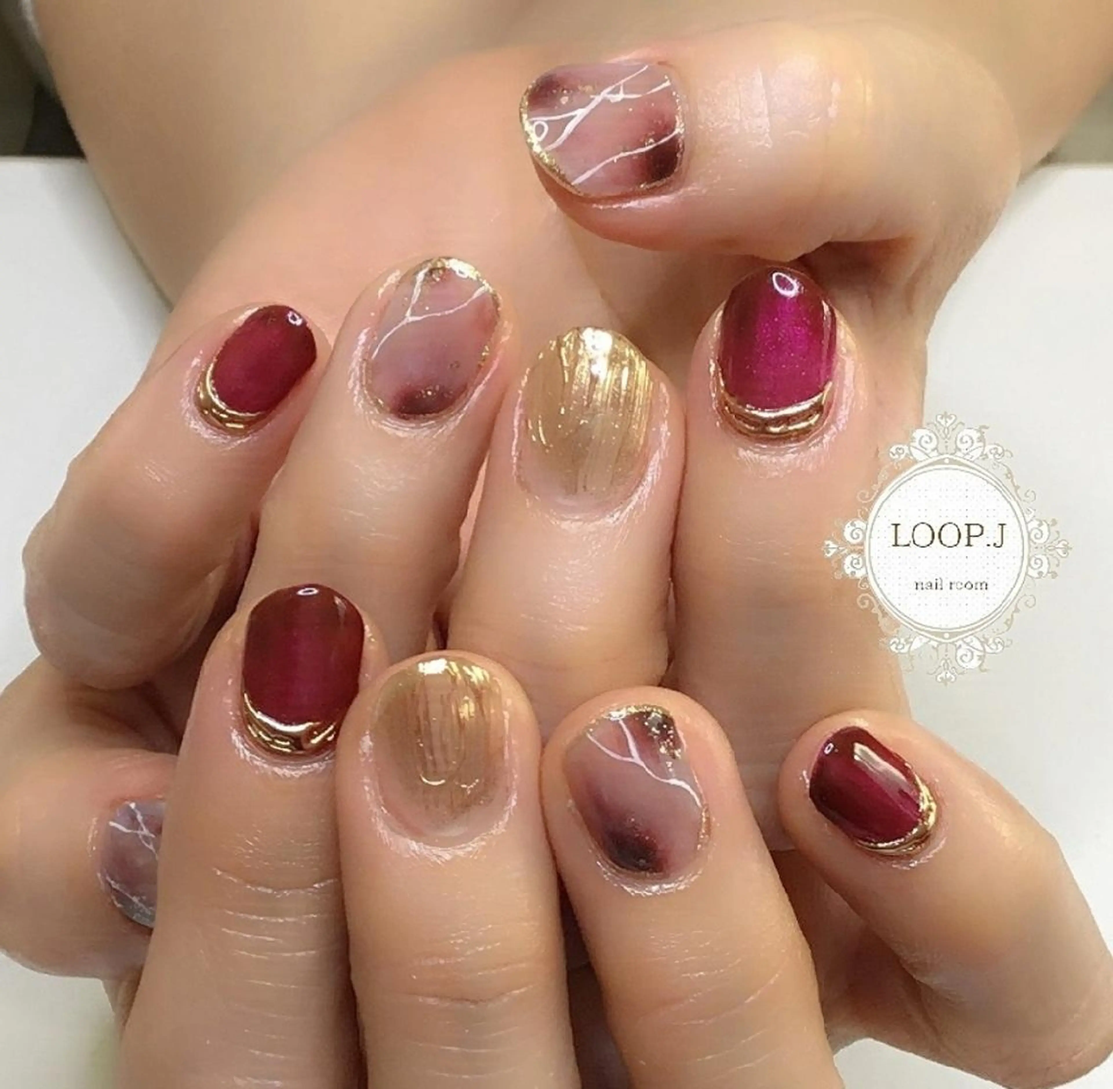 ネイル ハンドネイル おおくぼ めぐみのネイルデザイン