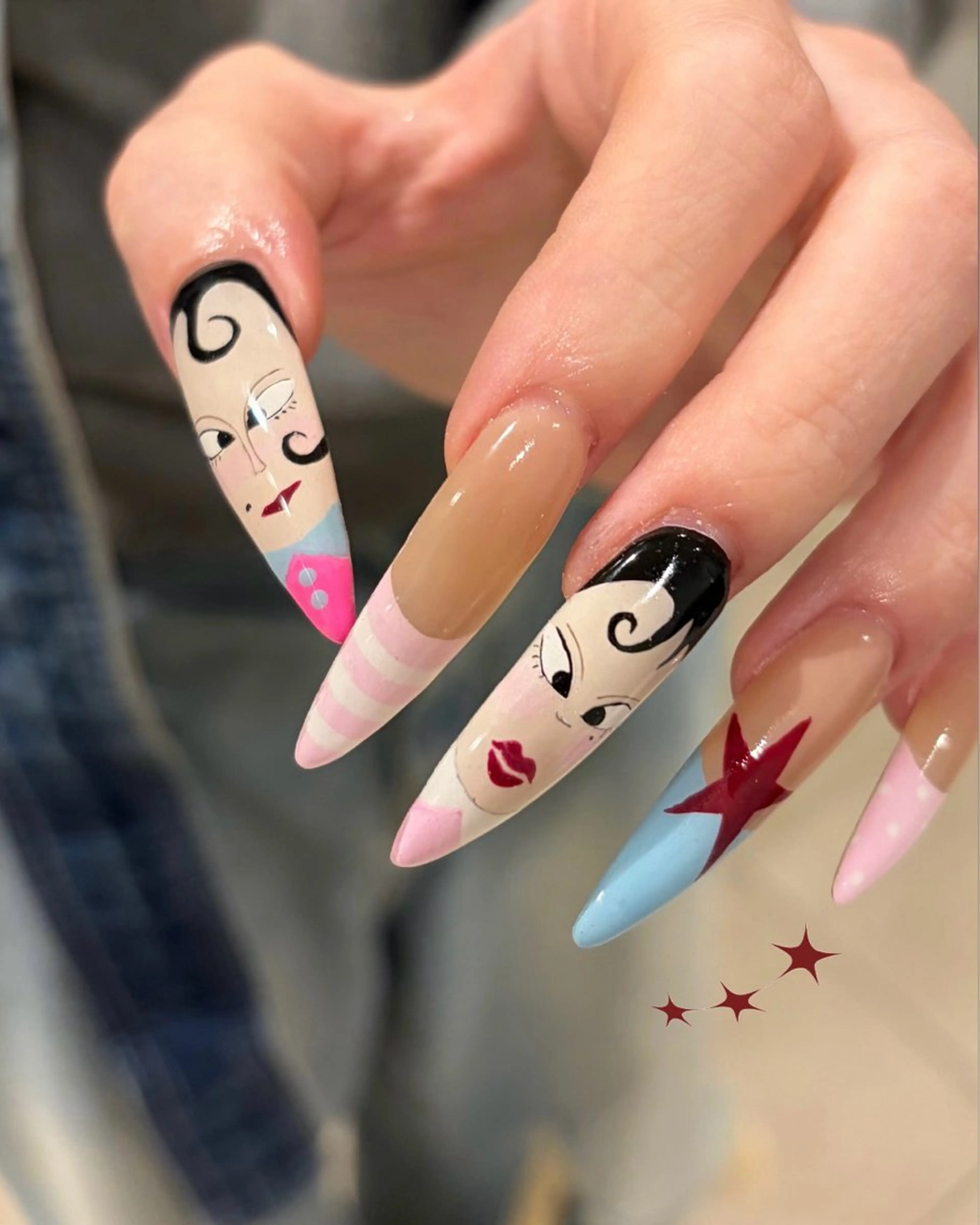 ネイル ハンドネイル フットネイル ASA nail / アート☀︎ニュアンスのネイルデザイン