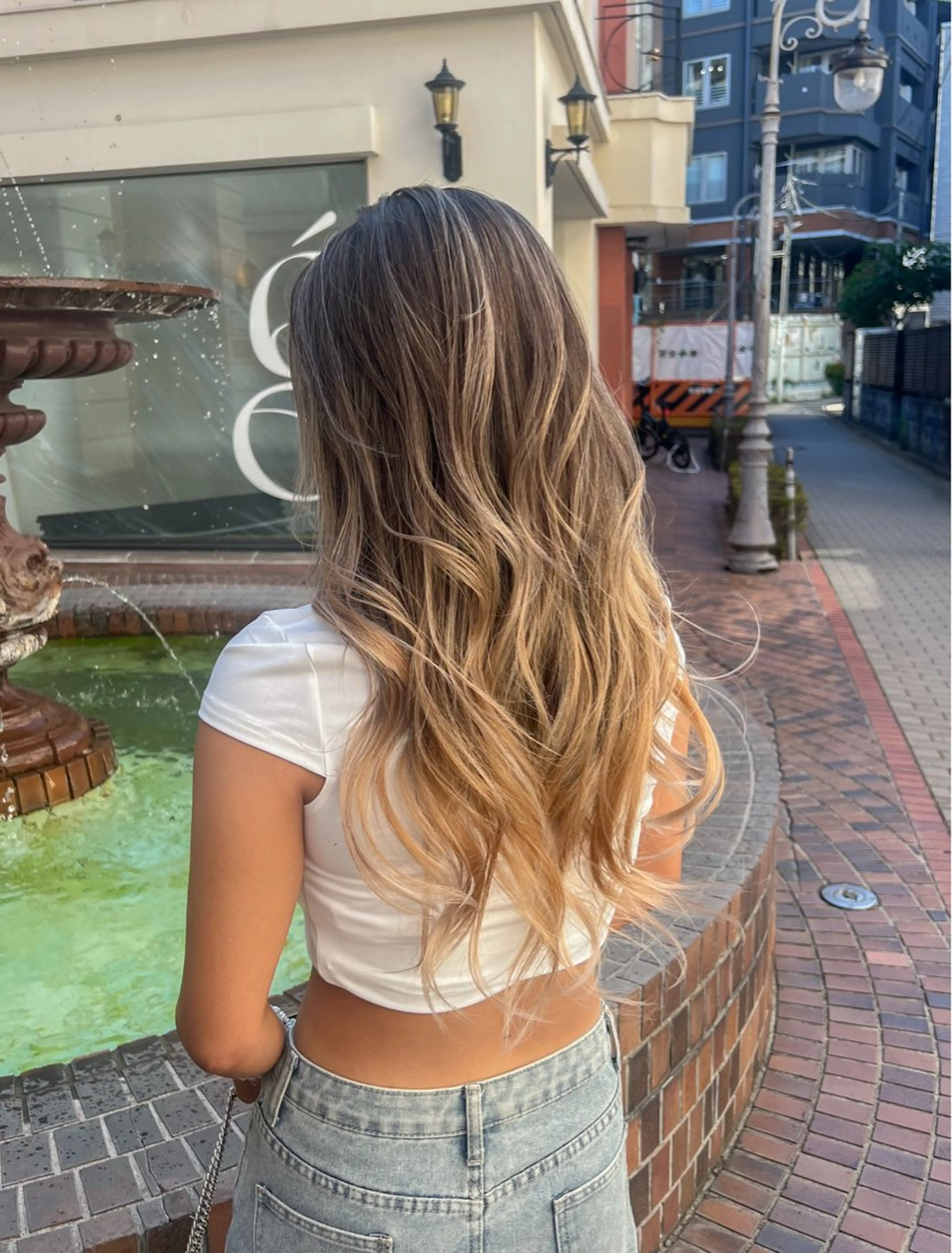 セミロング カラー カット ヘアカラー トリートメント 海外デザイン🇺🇸 石渡諒太のヘアスタイル