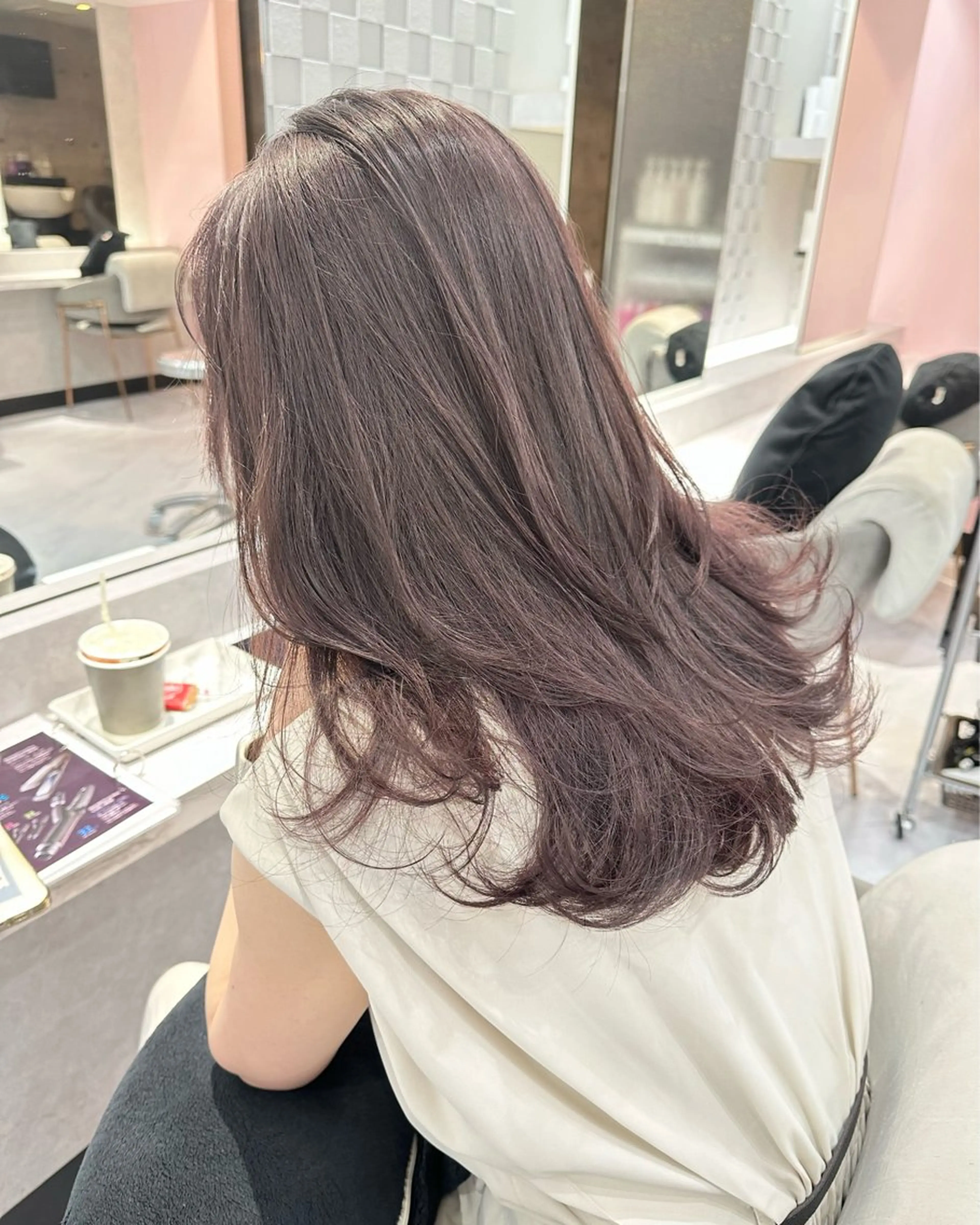 ロング ヘアカラー 立花 怜礼のヘアスタイル