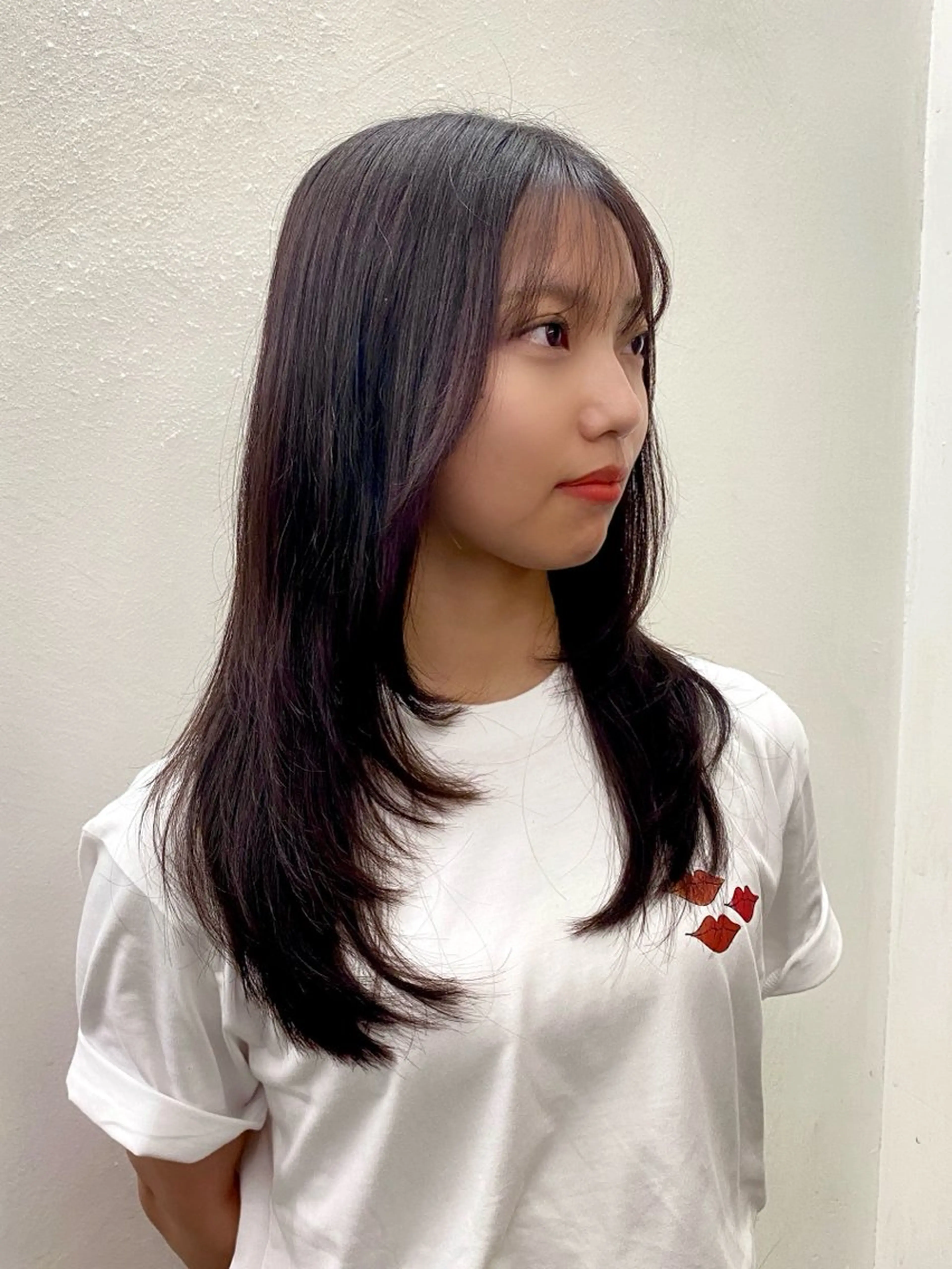 セミロング カラー カット ヘアカラー トリートメント 似合わせレイヤー/ ニュアンスパーマ高倉のヘアスタイル