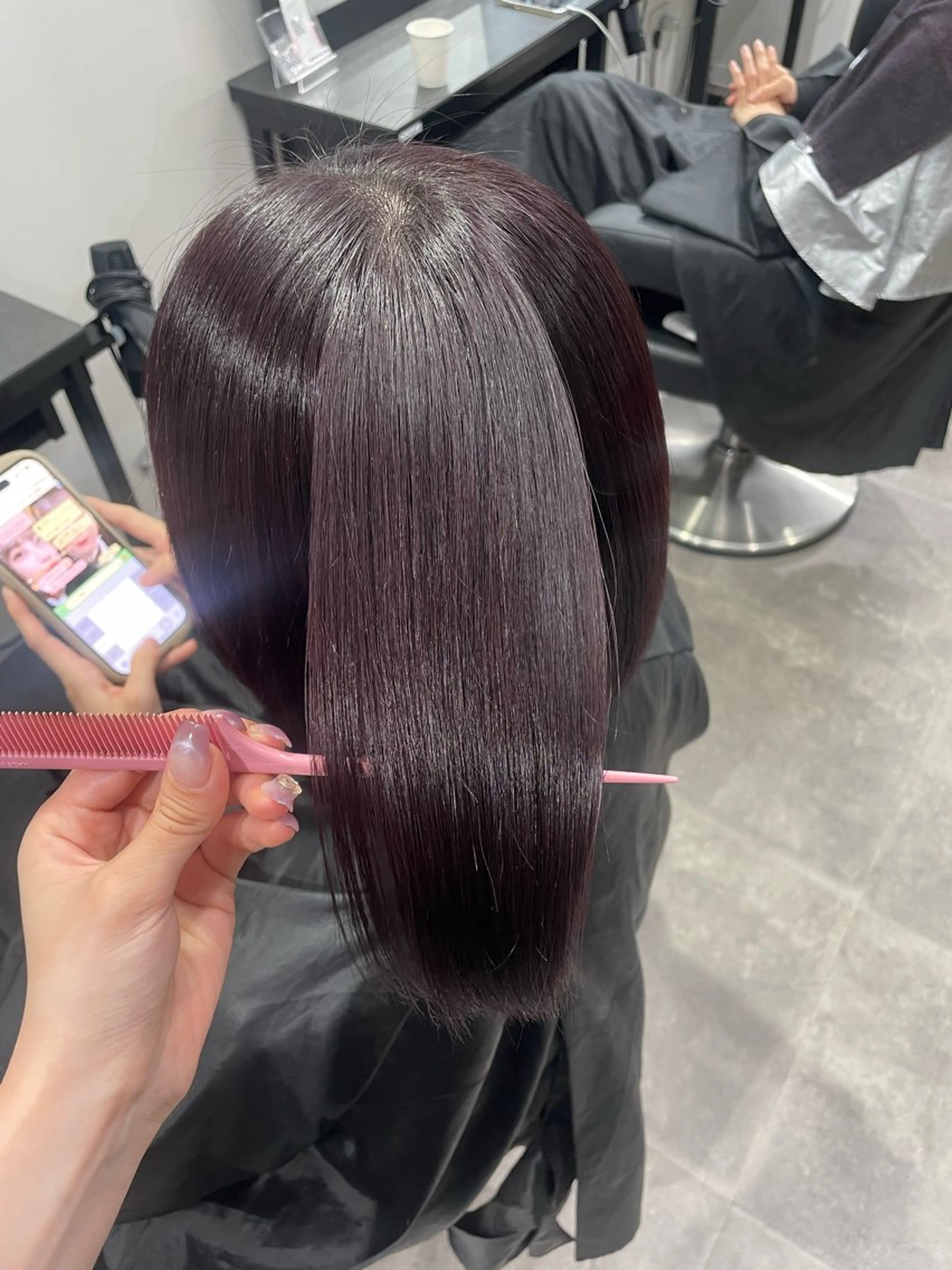 ロング カラー 🎀暖色/ラベンダー /paru🤍のヘアスタイル