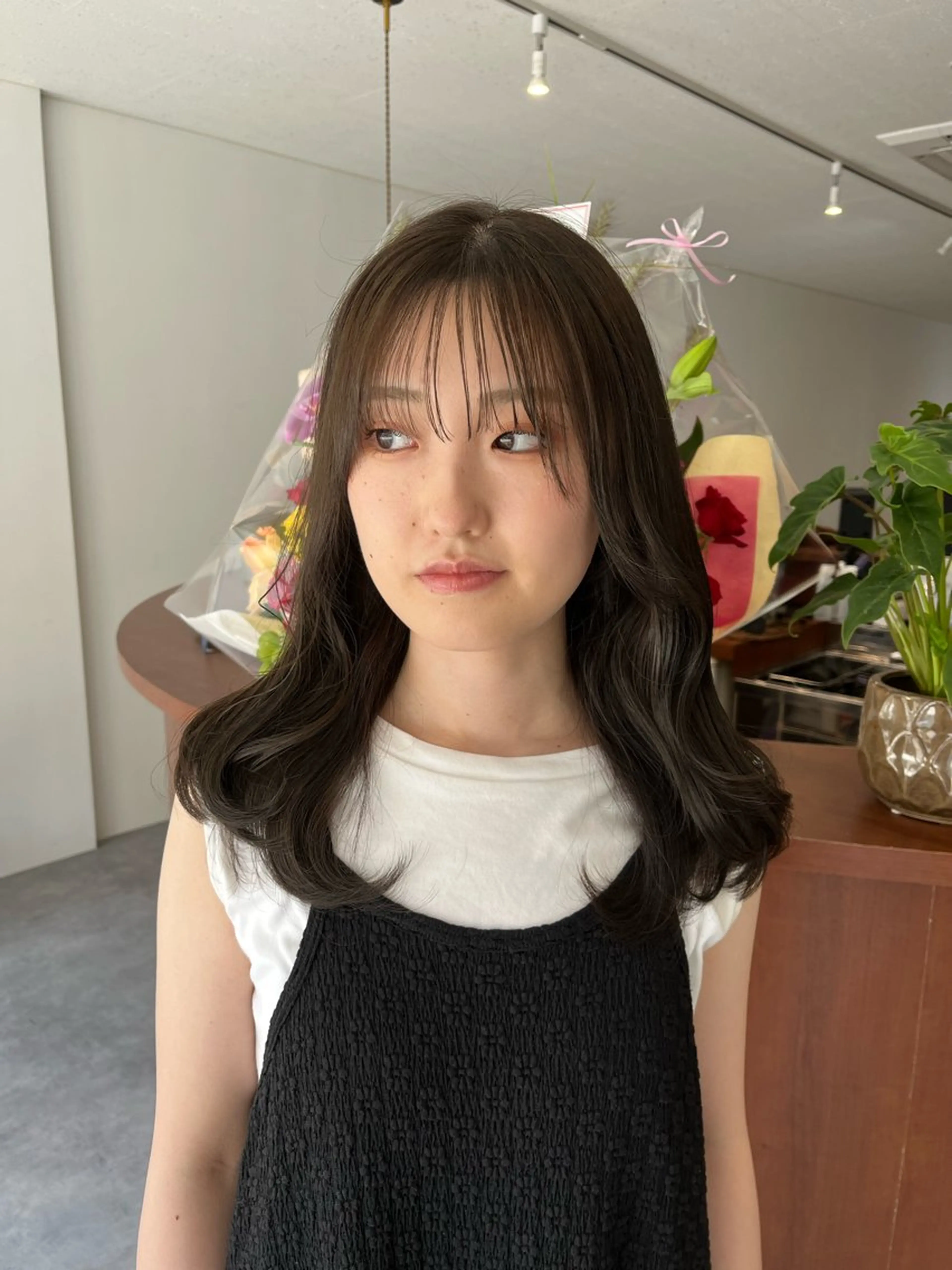 【韓国風艶髪✨】透明感艶カラー＋艶トリートメントの写真