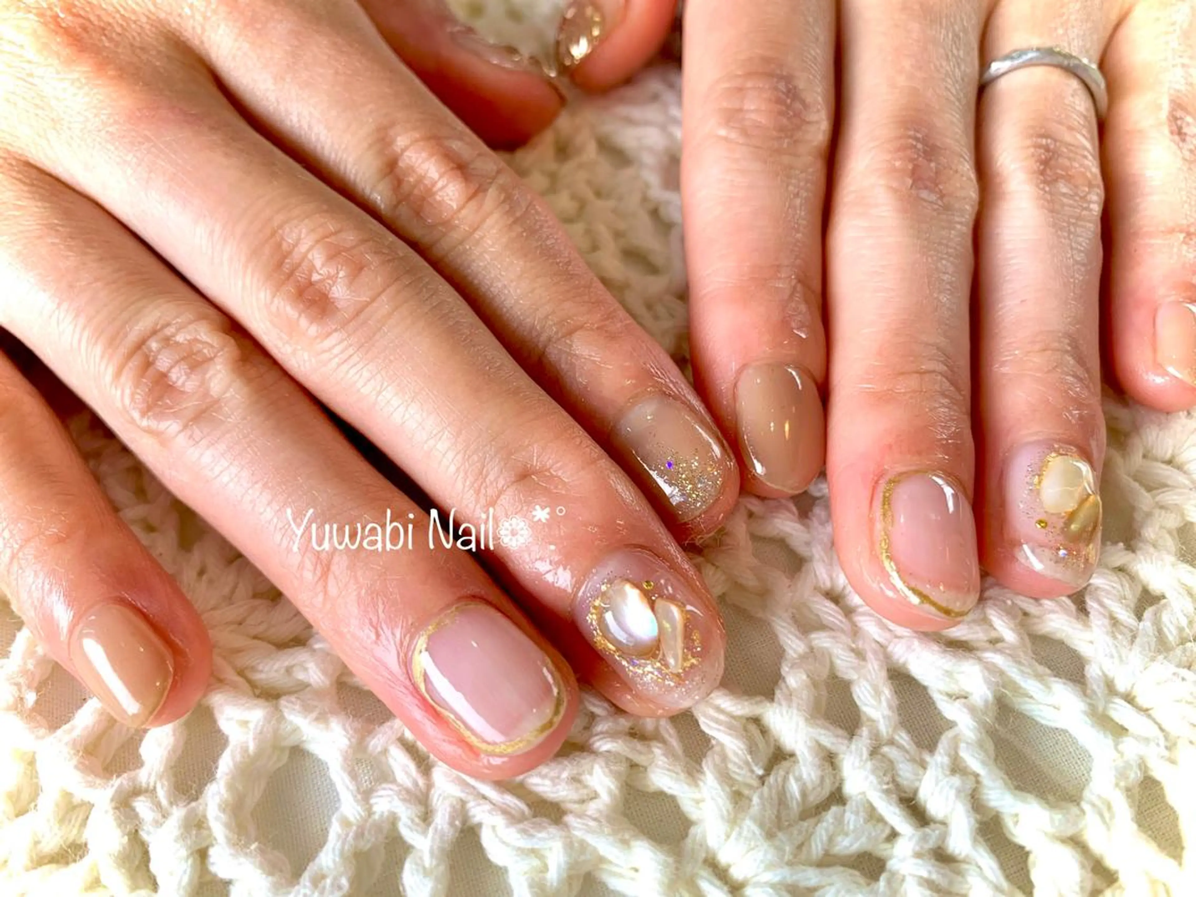 ネイル 夏ネイル ハンドネイル フットネイル Privatesalon Mimore所属・Mimore ミモア 水戸のネイルデザイン