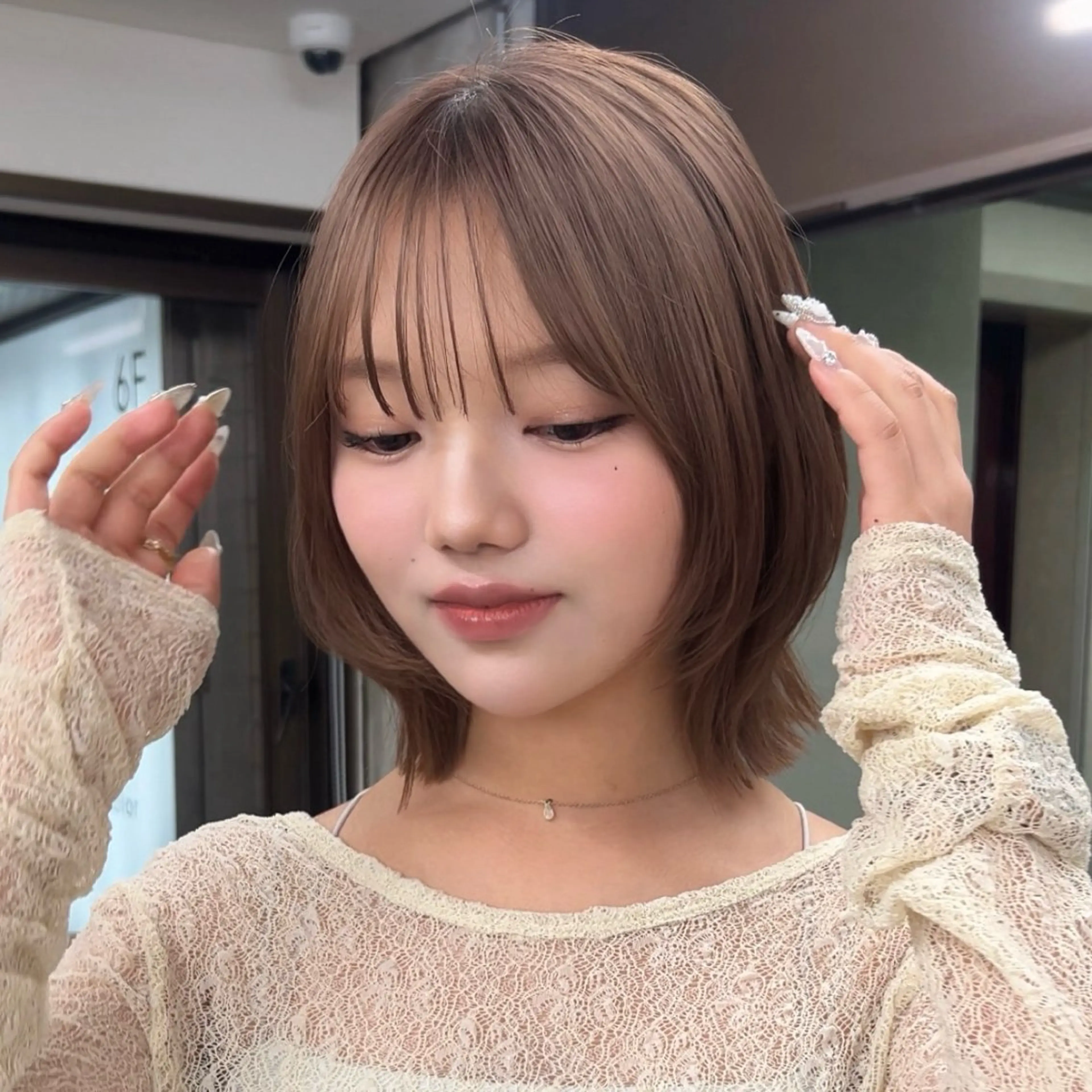 ショート カット ヘアカラー トリートメント 🌸透明感/レイヤー / 栗林 彩🌸のヘアスタイル