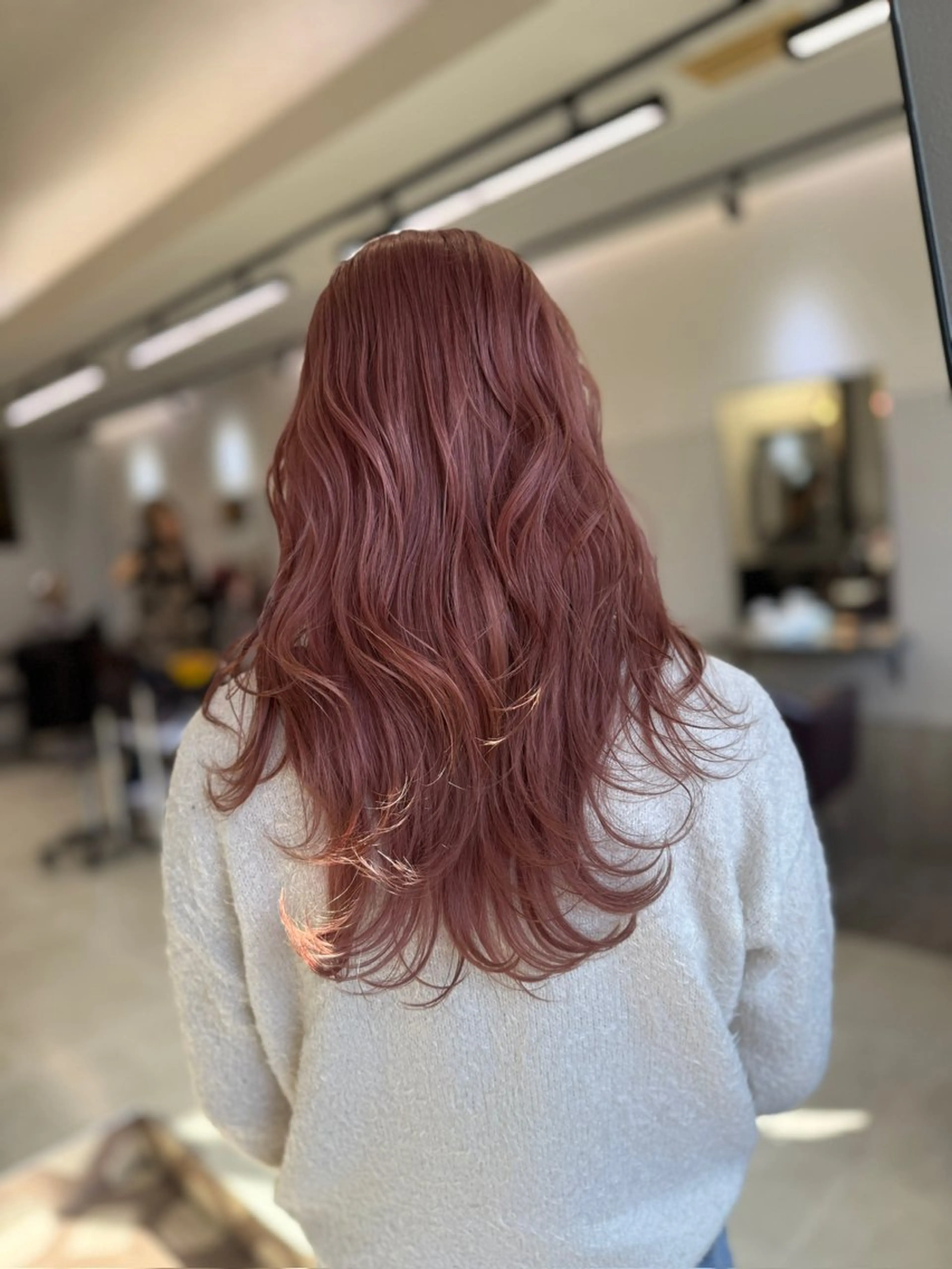 ロング カラー ブリーチ ハイトーンカラー ラベンダーカラー ピンクカラー ピンクラベンダー ヘアカラー トリートメント 天神大名/ブリーチ 鶴岡和幸/ハイトーンのヘアスタイル