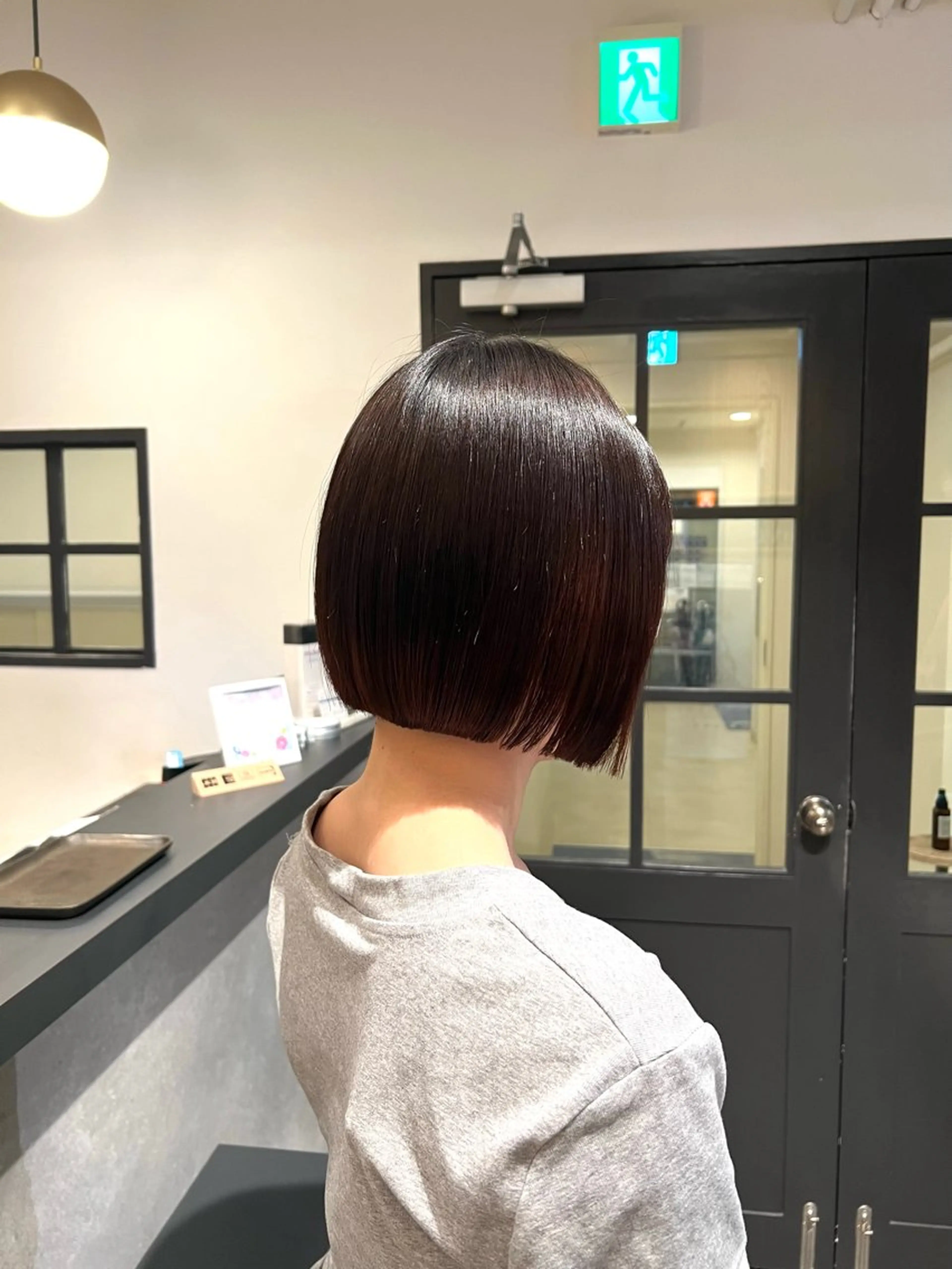 ショート ワンレンボブ ボブ カット archive アスカのヘアスタイル