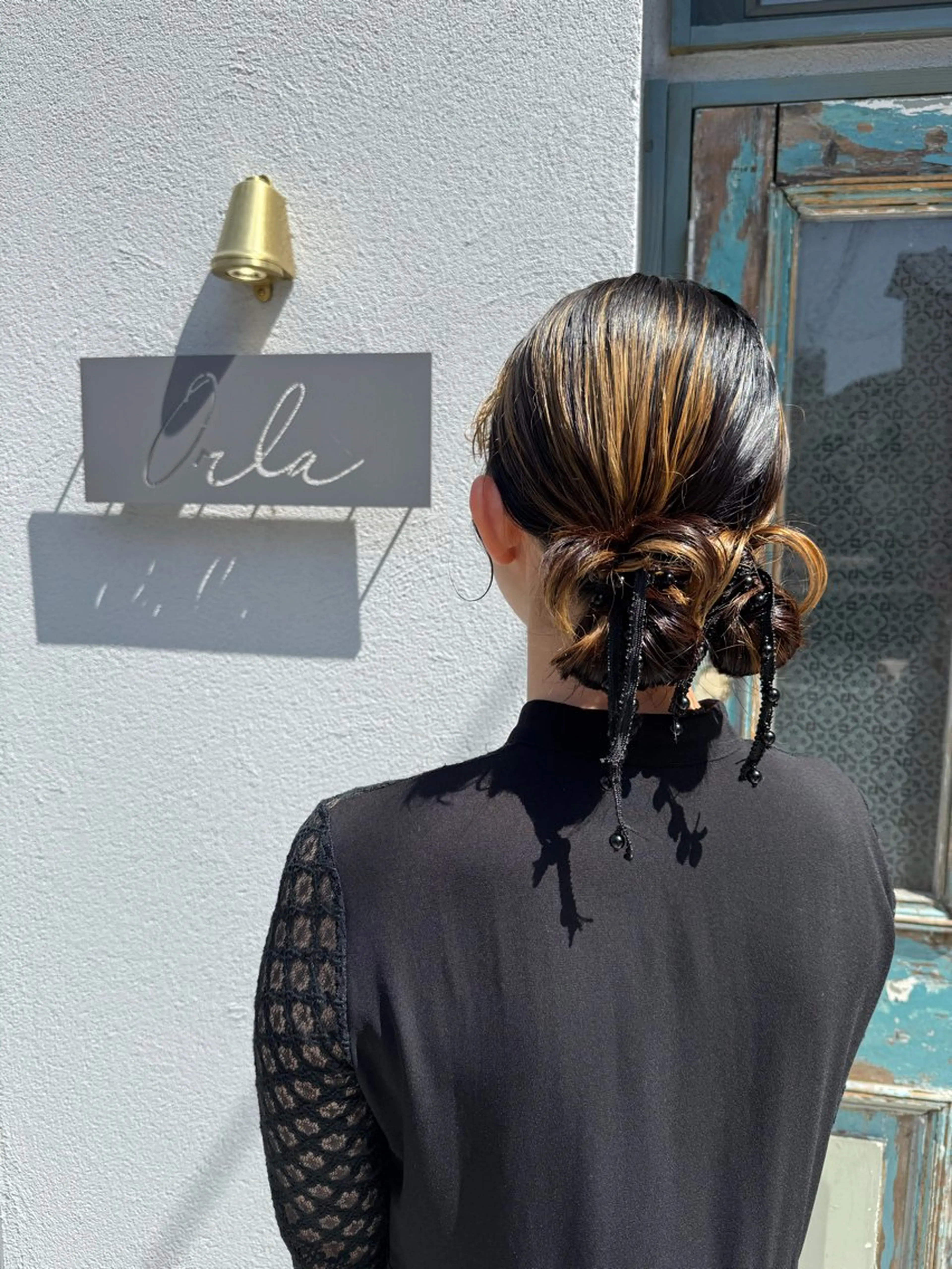 セミロング ヘアアレンジ ヘアセット Orla 🌿chiekoの眉毛・アイブロウイメージ