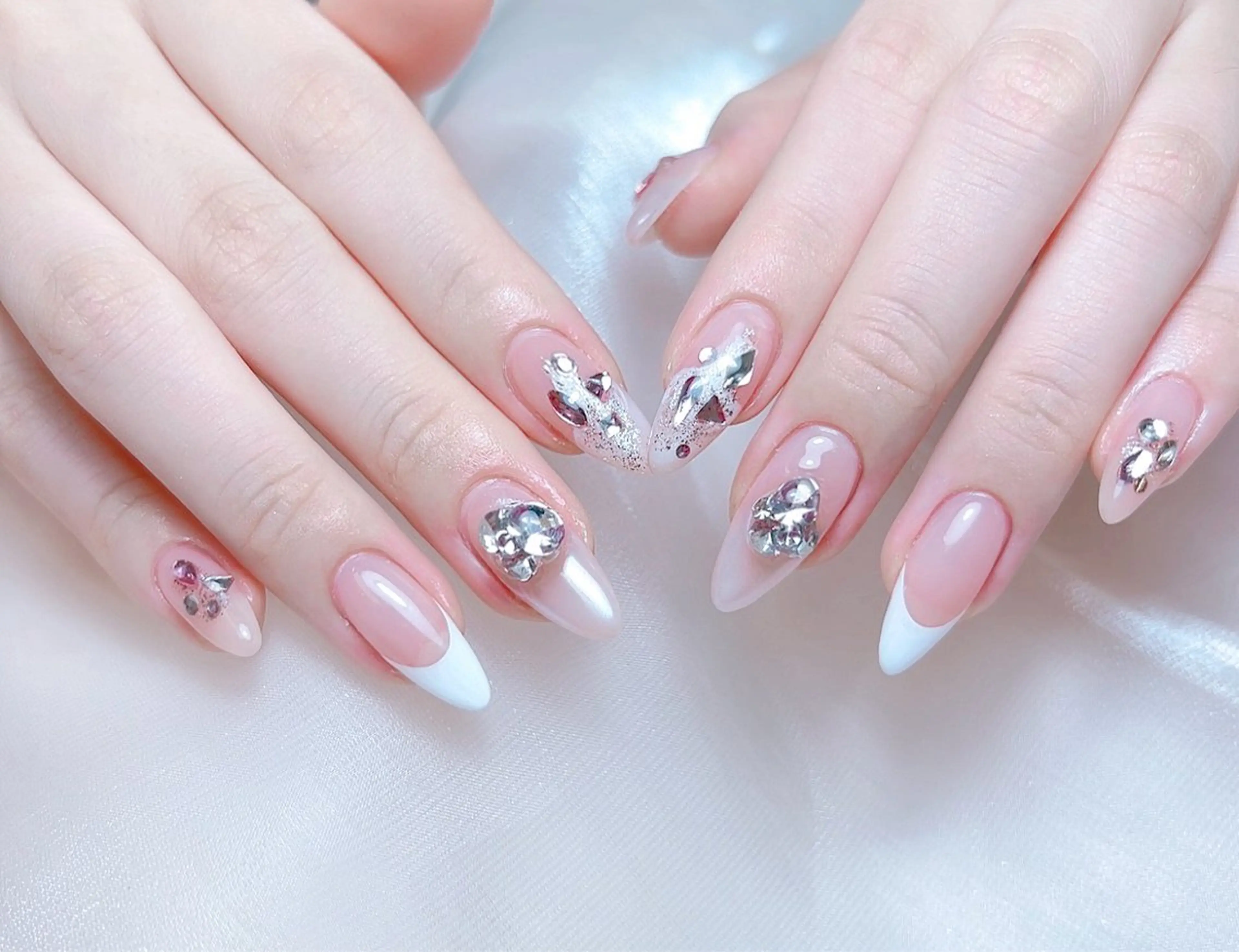ネイル ハンドネイル M🌷nail 長さだし専門店のネイルデザイン