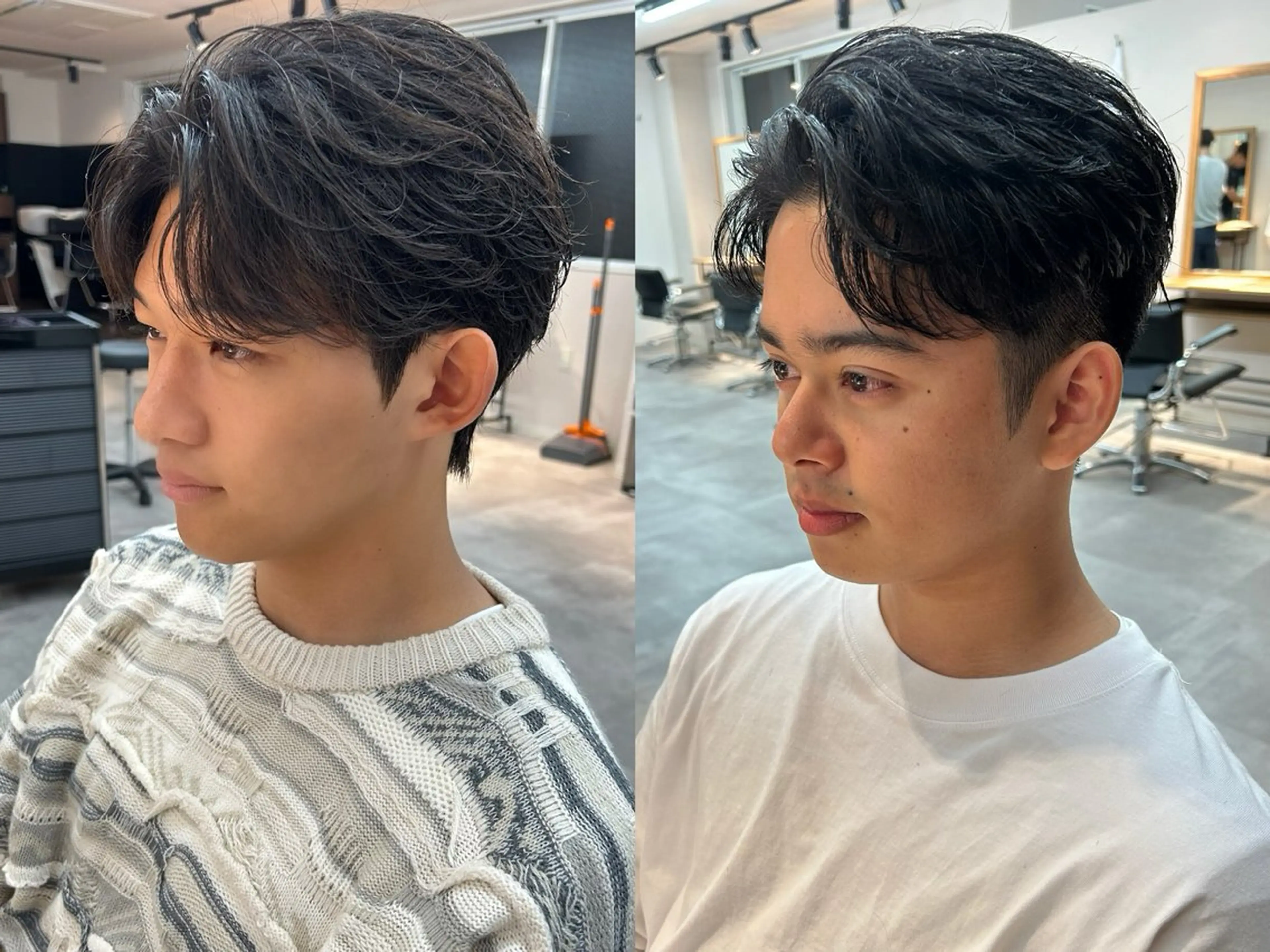 パーマ メンズ フェザーパーマ メンズパーマ カット パーマ 保立/フェザーパーマ /メンズカット千葉のヘアスタイル