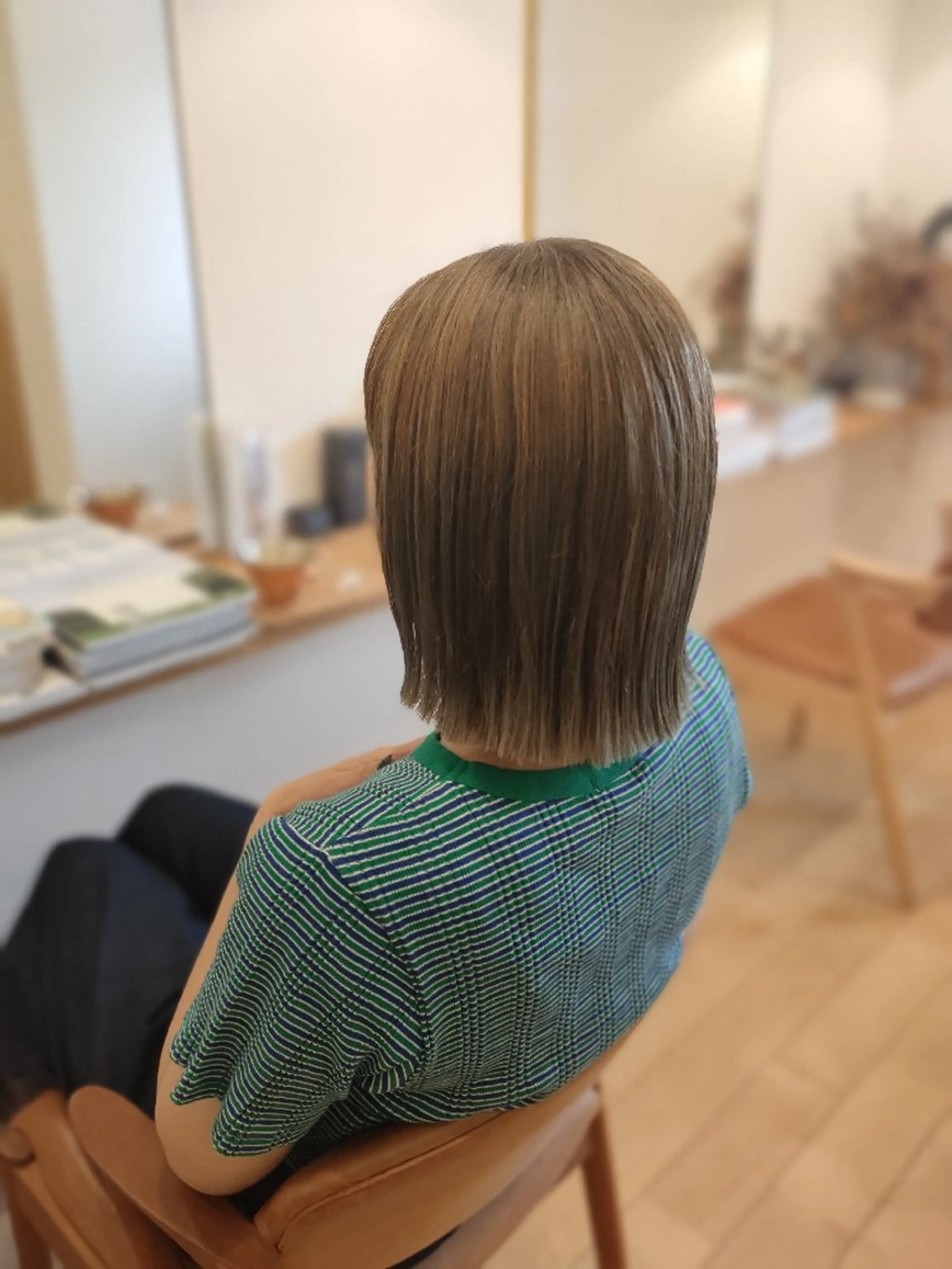 ミディアム 切りっぱなしボブ ボブ NAKASHIMA RIEのヘアスタイル