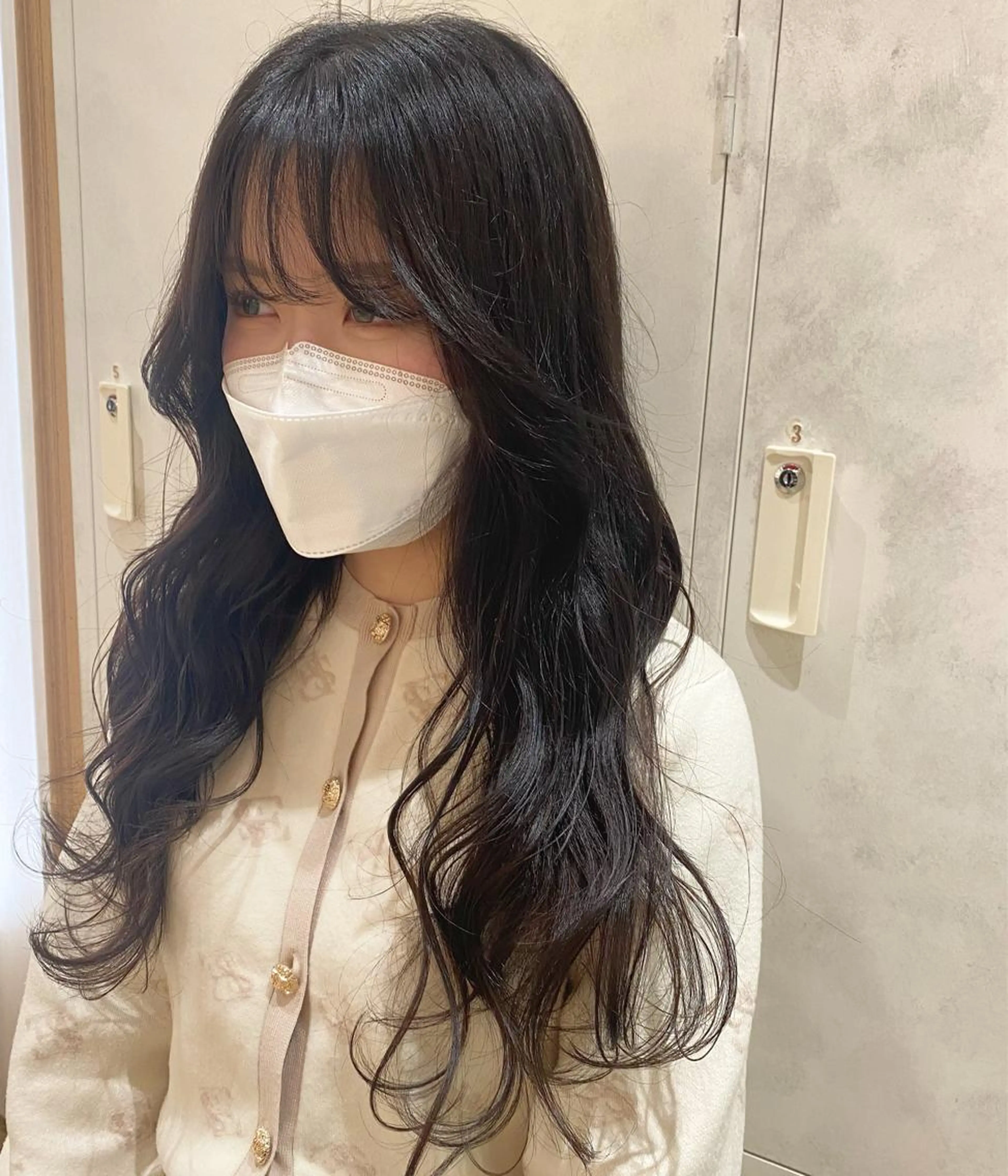 ❤︎韓国風❤︎カット＋ダメージ補修トリートメント💕¥4500顔まわりの巻きお伝えします🍒の写真