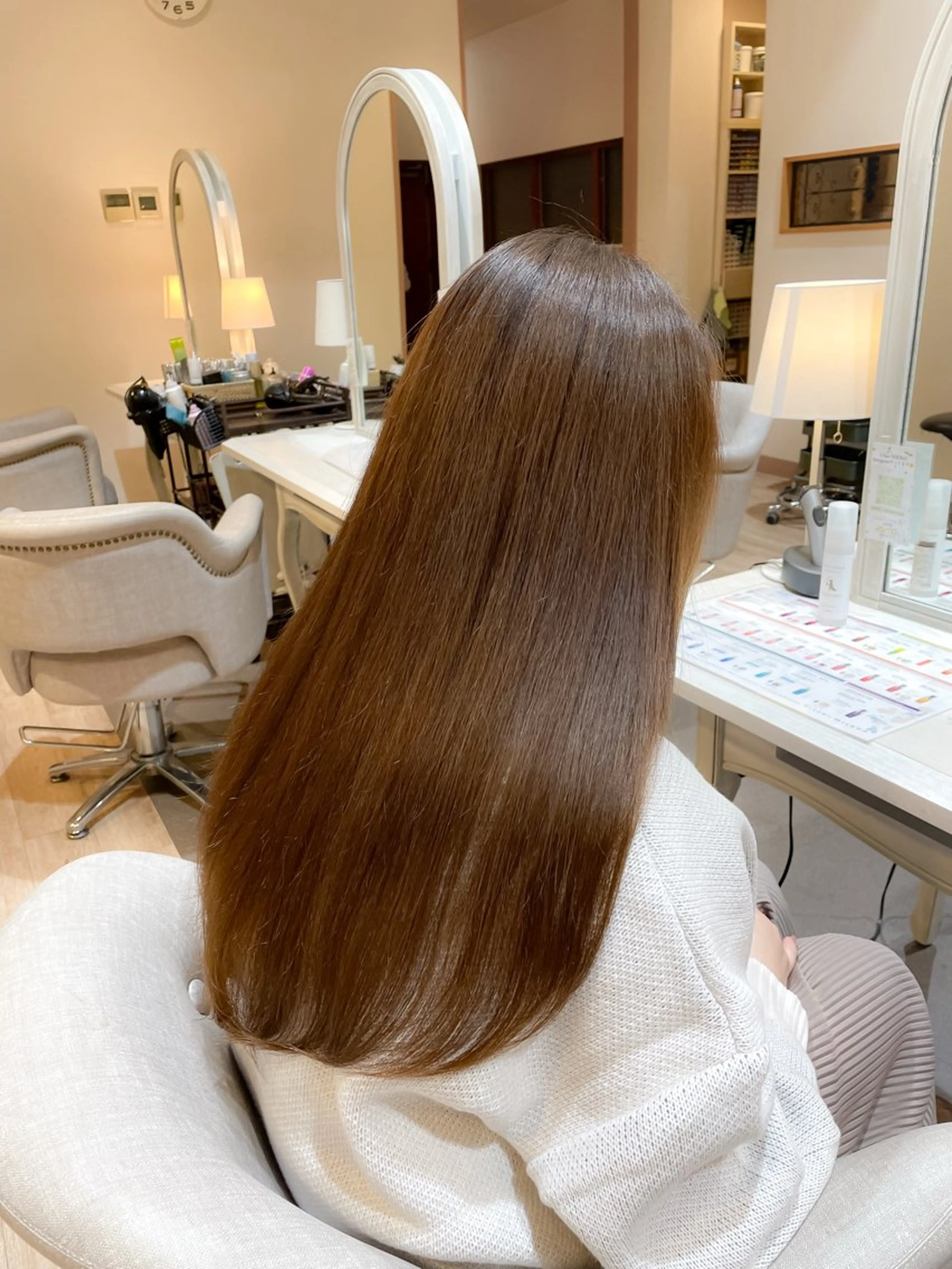 セミロング トリートメント 石平 暖のヘアスタイル