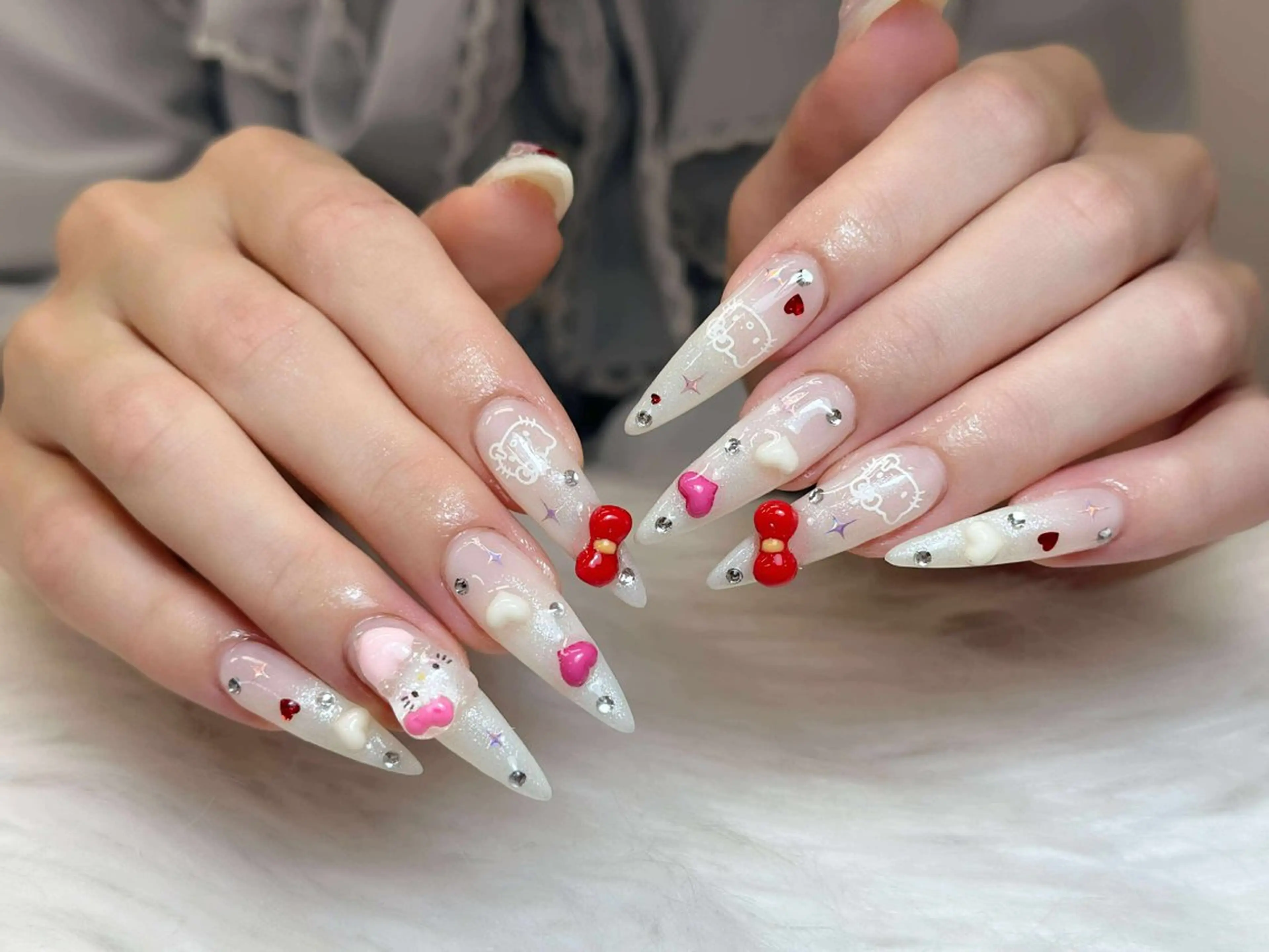 ネイル アートネイル 成人式 ジェルネイル ニュアンスネイル 夏ネイル ハンドネイル Jenn Nail Salonのネイルデザイン