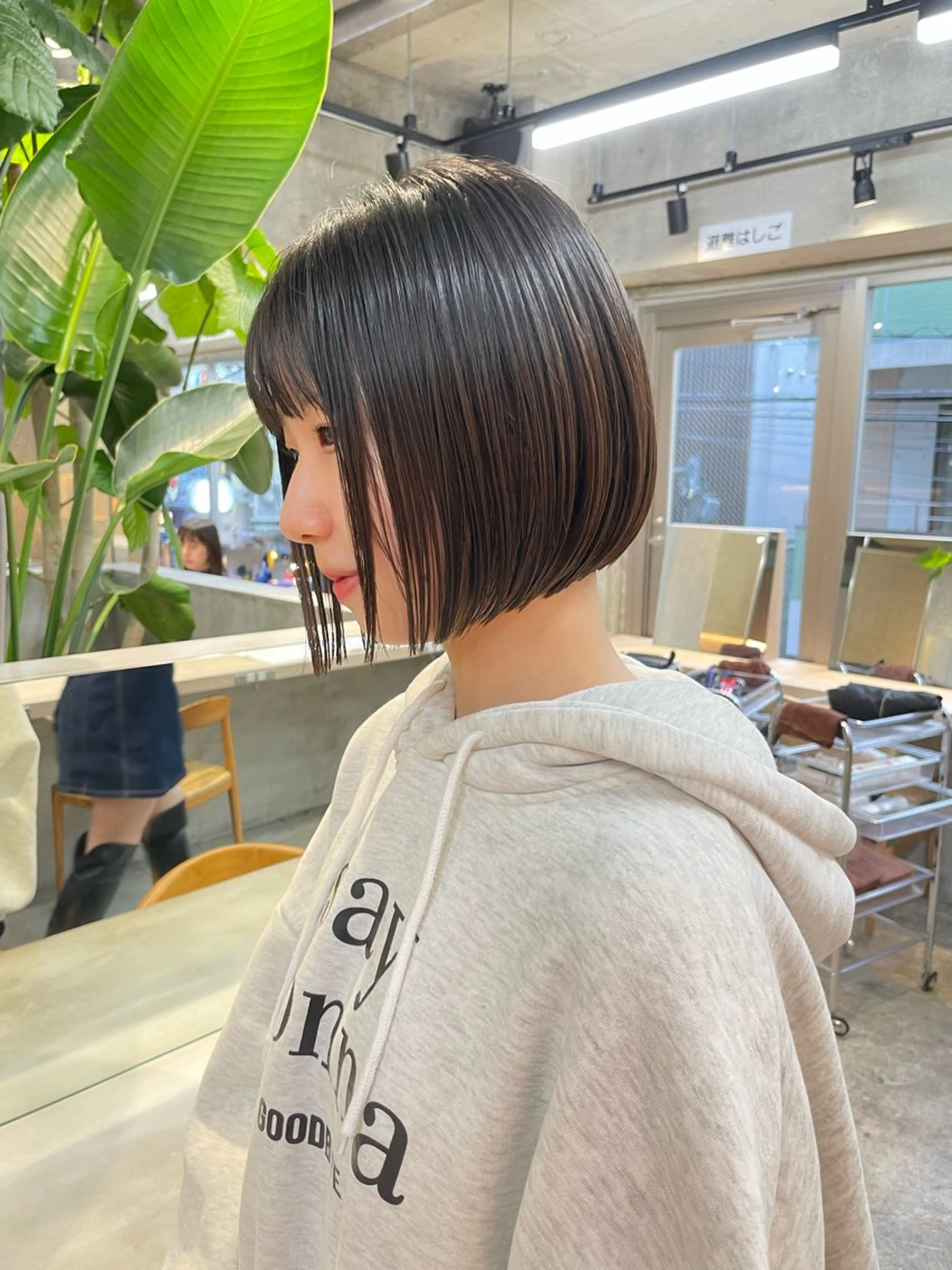 ショート ボブ ハイライト🌟/ ボブ/豊田のヘアスタイル