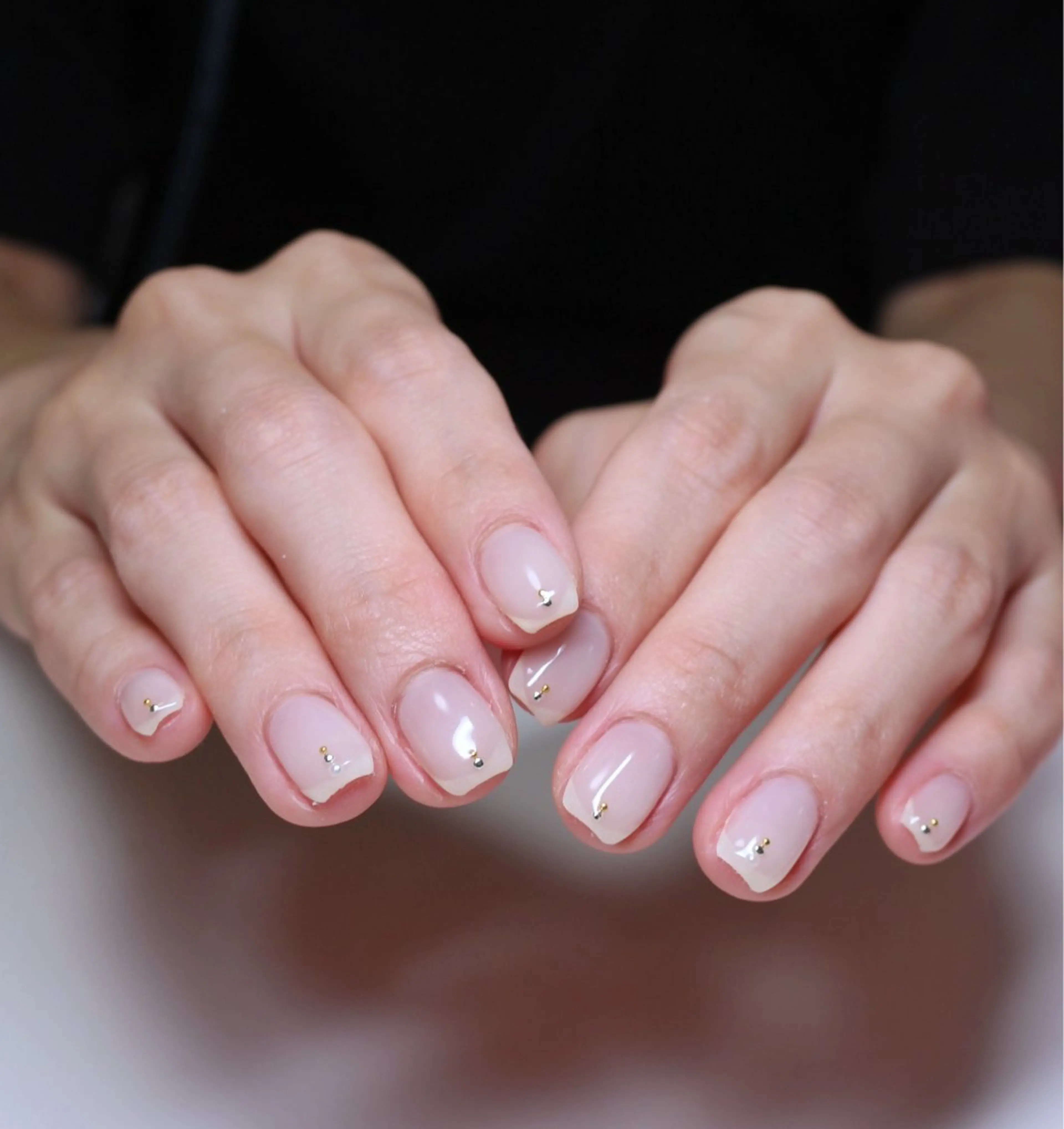 ネイル 韓国ネイル オフィスネイル ワンカラーネイル シンプルネイル ワンホンネイル ハンドネイル Baku Nailsのネイルデザイン