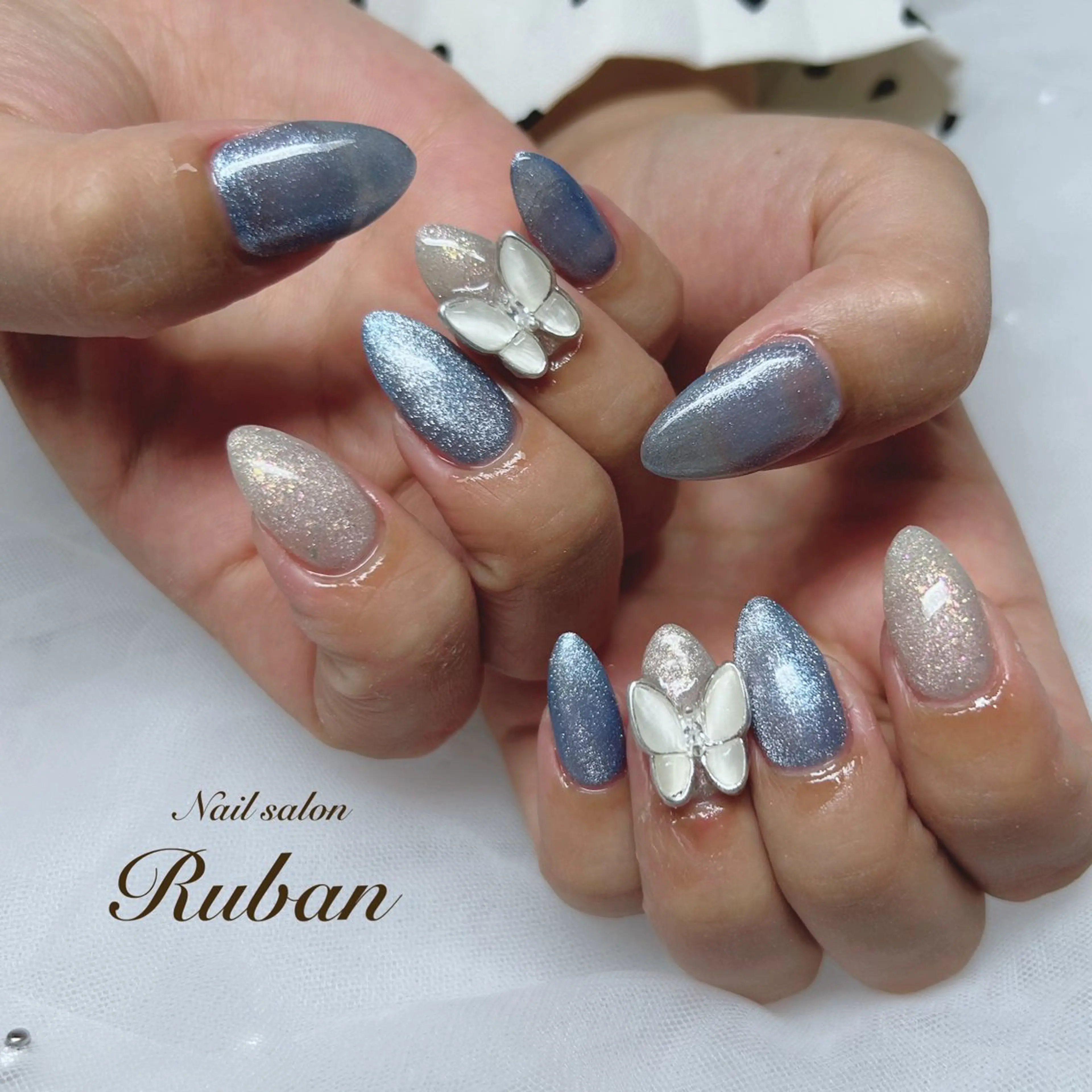 ネイル マグネットネイル Nail salon Rubanのネイルデザイン