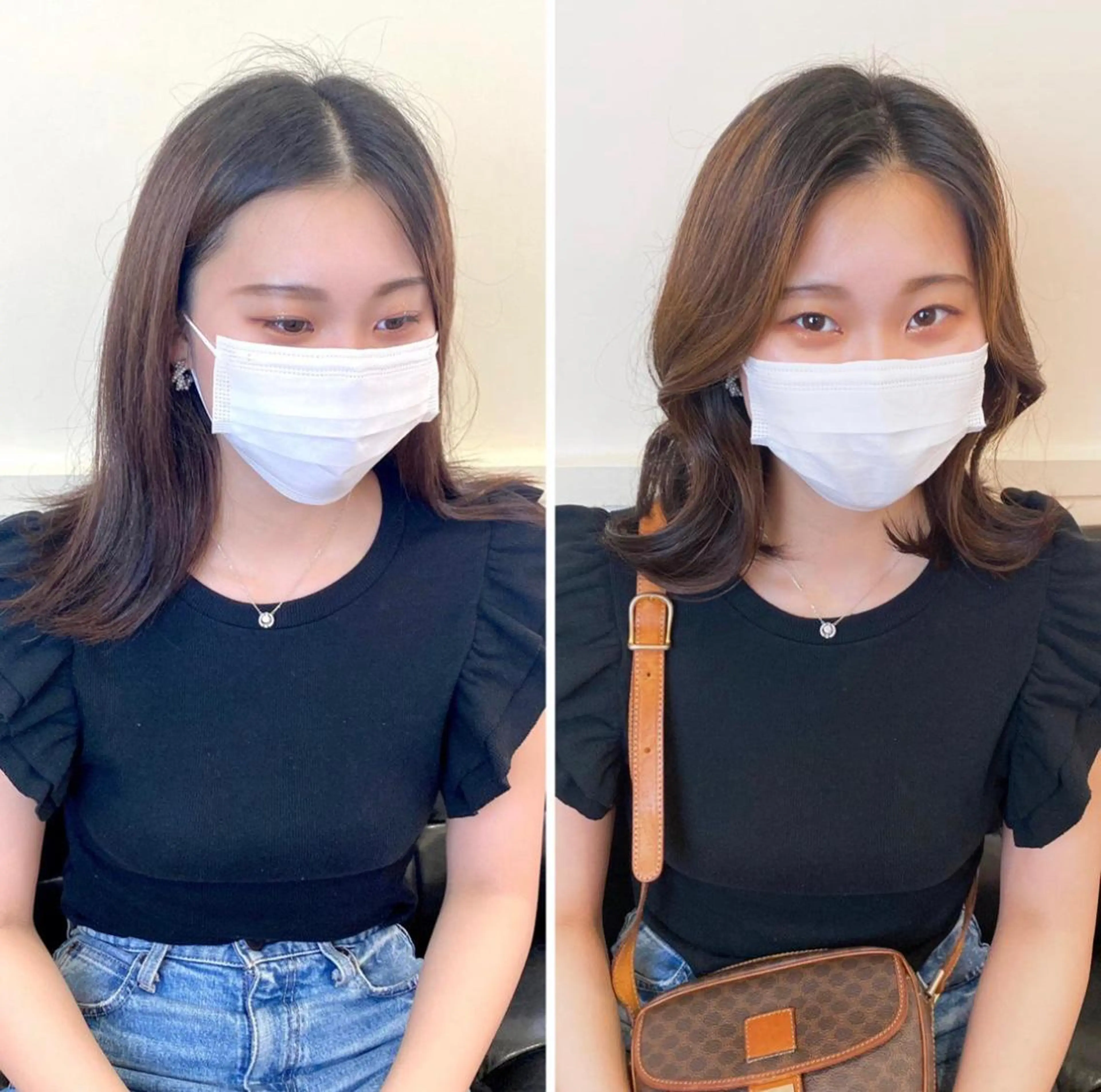 ミディアム 【艶ヘア】 どうまえのヘアスタイル