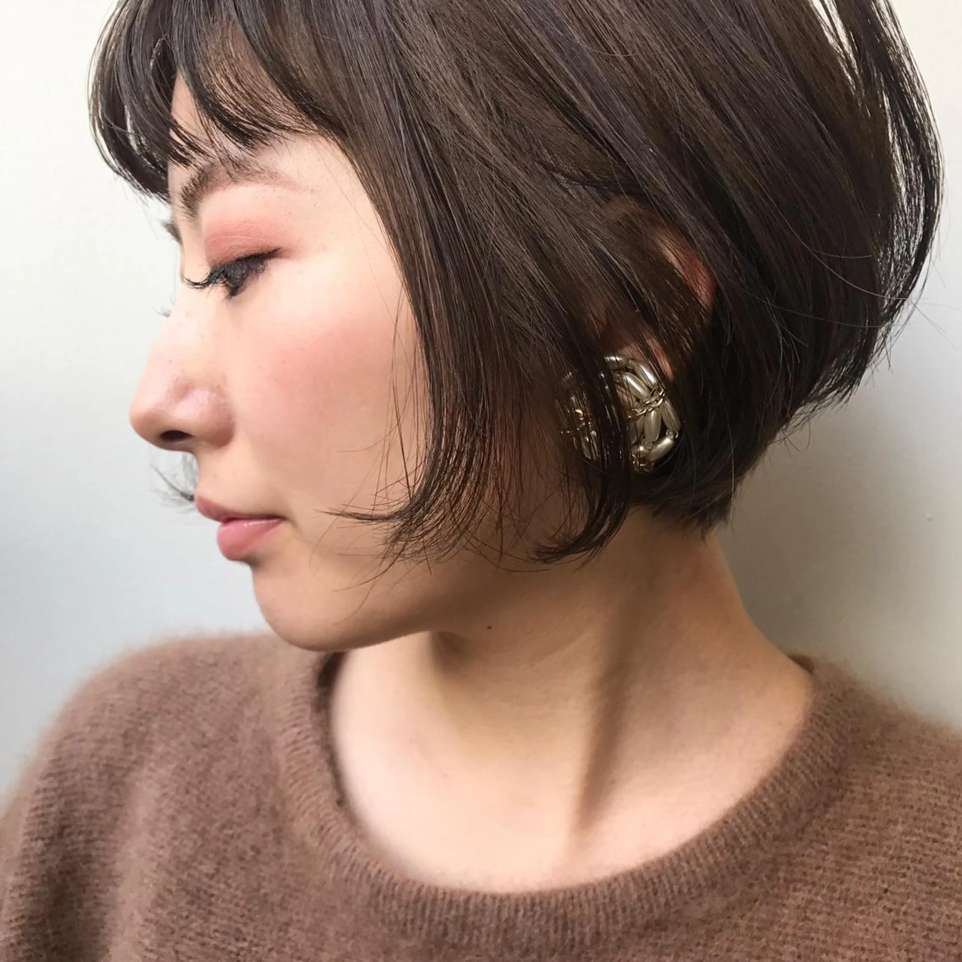 ショート ショートボブ ボブ ショートヘア analogue所属・u harukaのヘアスタイル