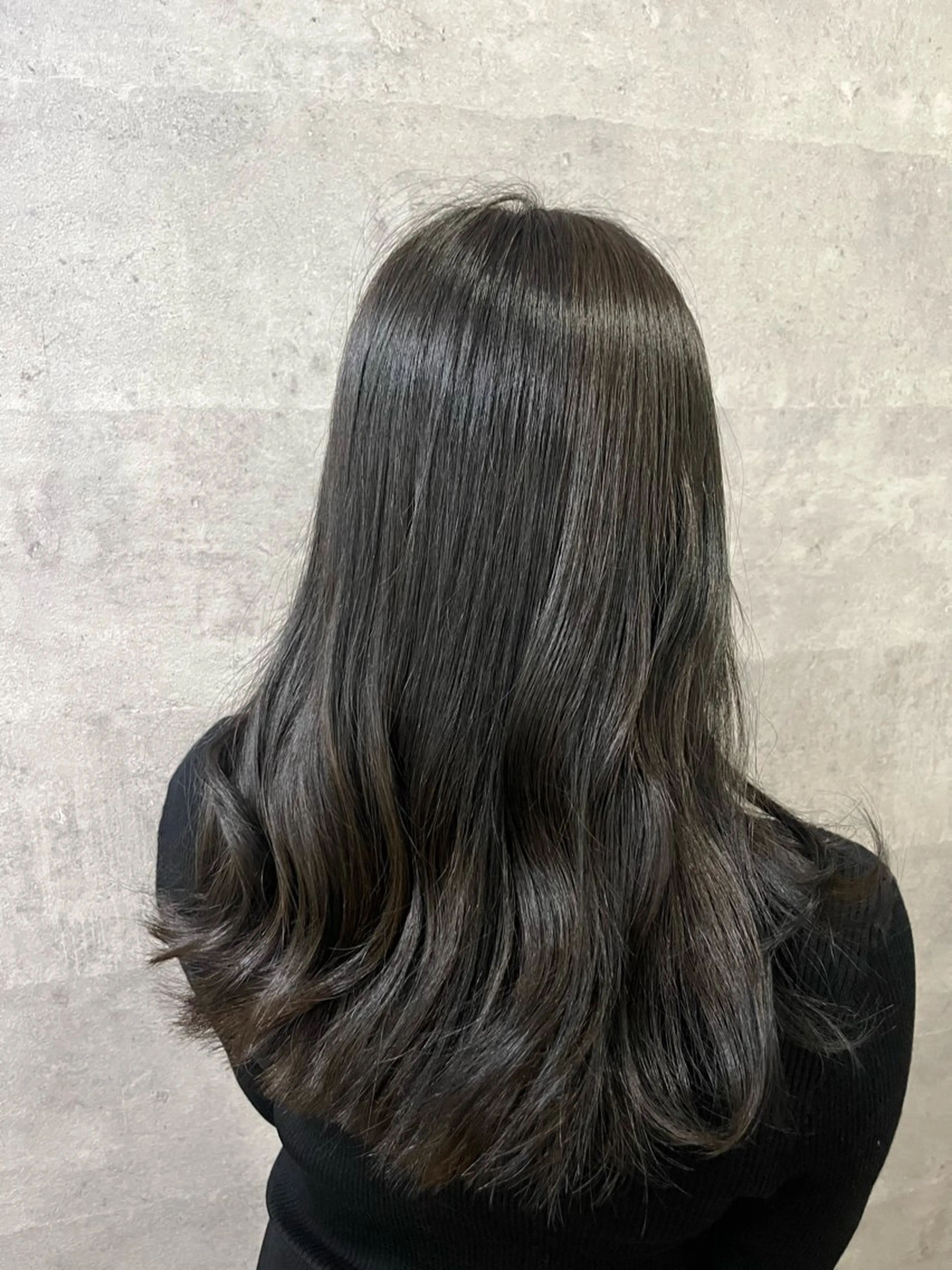 セミロング カット ヘアカラー Grow by NYNY 田代 紀恵のヘアスタイル