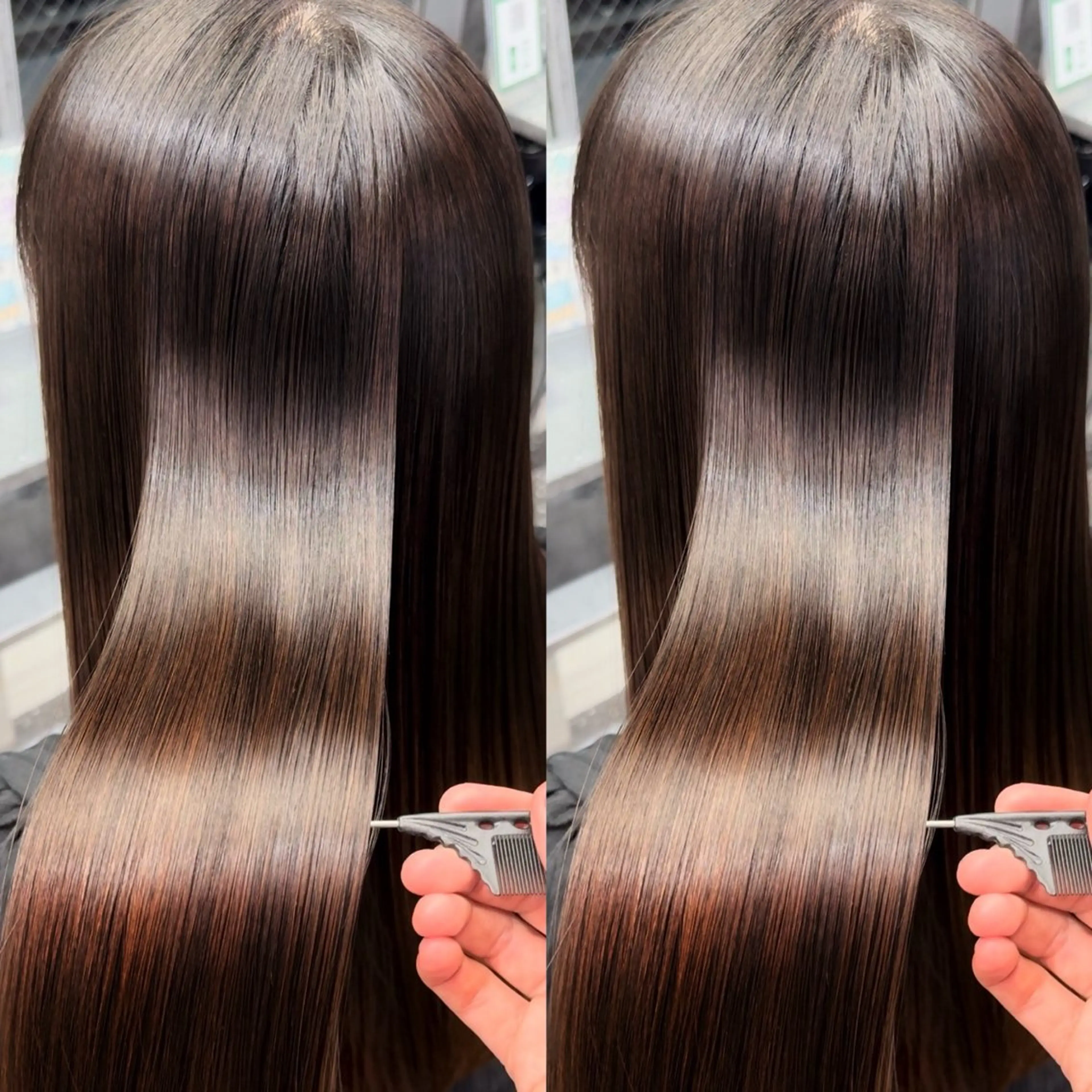 ロング カラー 髪質改善 韓国風ヘア トリートメント カット 縮毛矯正 トリートメント 新宿/髪質改善支持率 Ｎｏ．1💍yasuのヘアスタイル