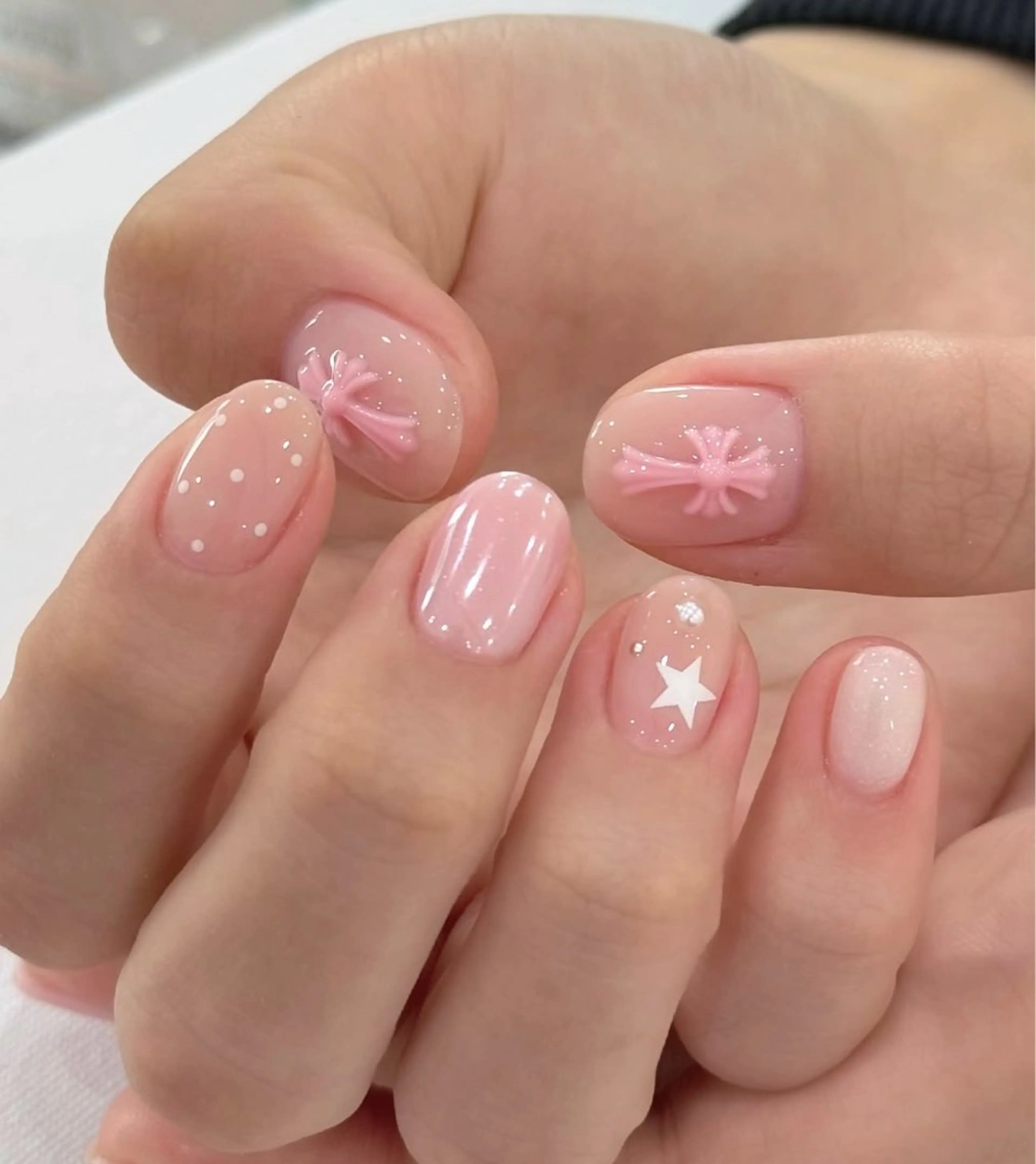 ミラーネイルの写真