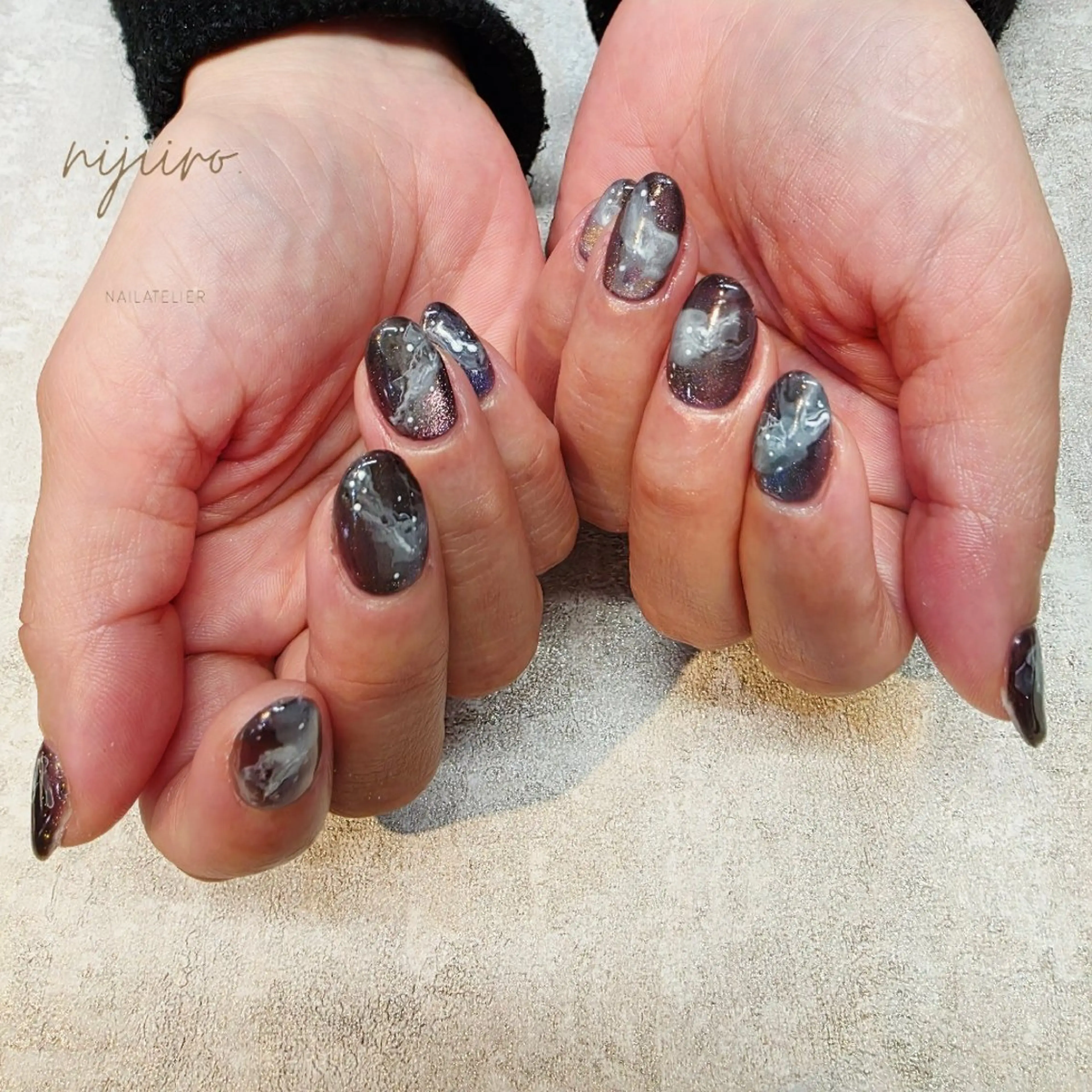 ネイル ハンドネイル nijiiro🌈 サトウのネイルデザイン