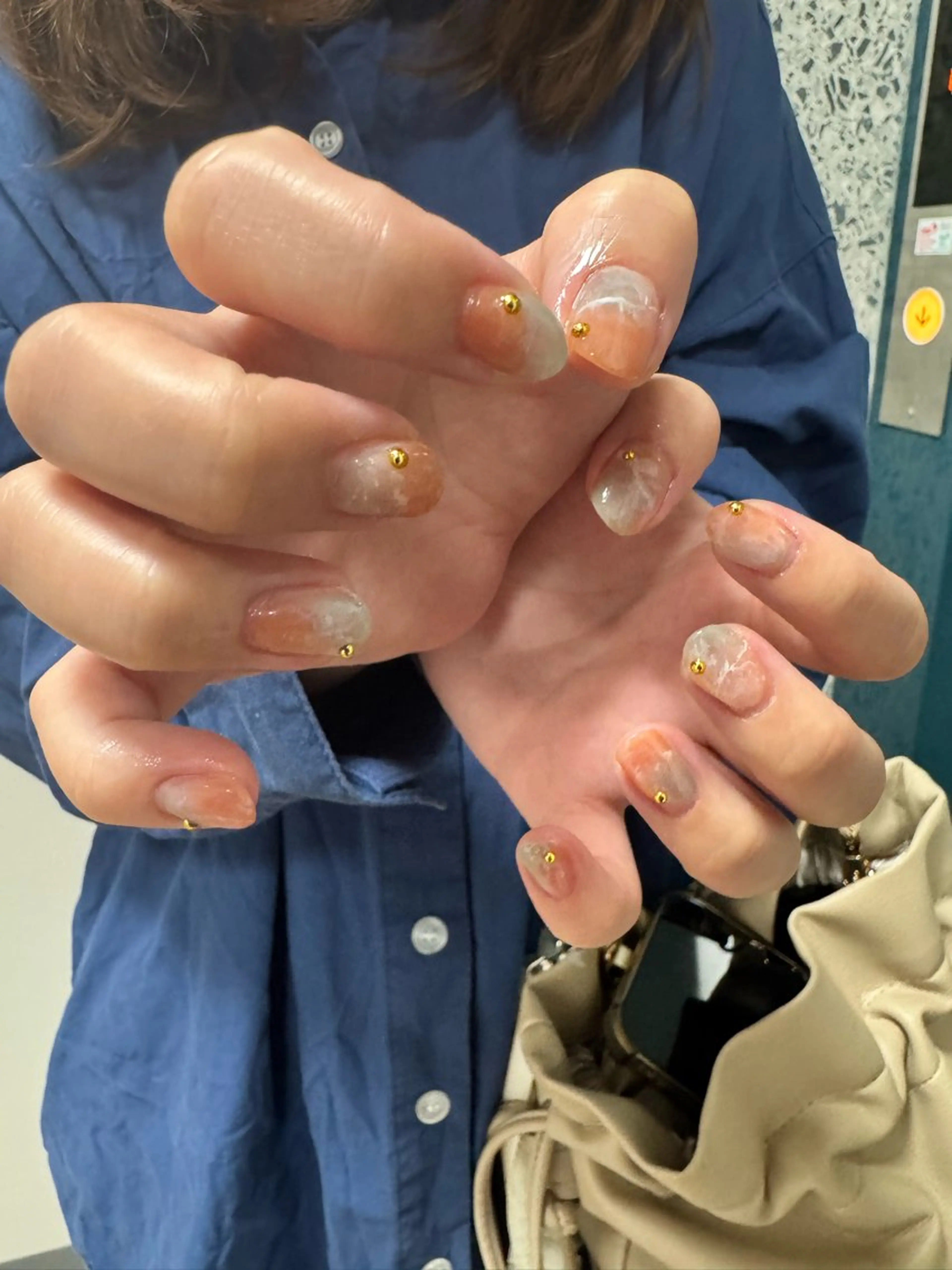 ネイル アートネイル ニュアンスネイル i mihoのネイルデザイン