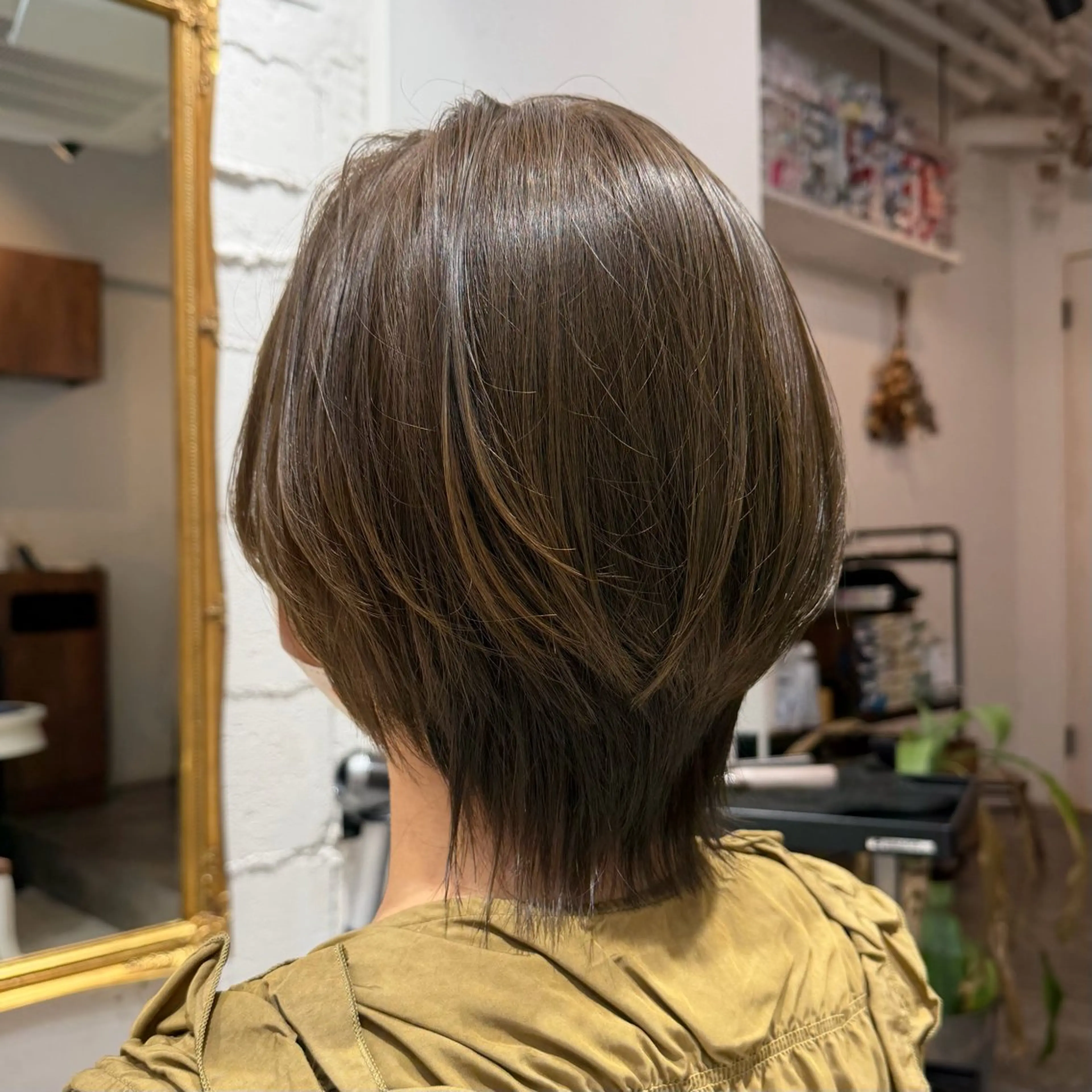 ショート カット ヘアカラー トリートメント re  view MIRUのヘアスタイル