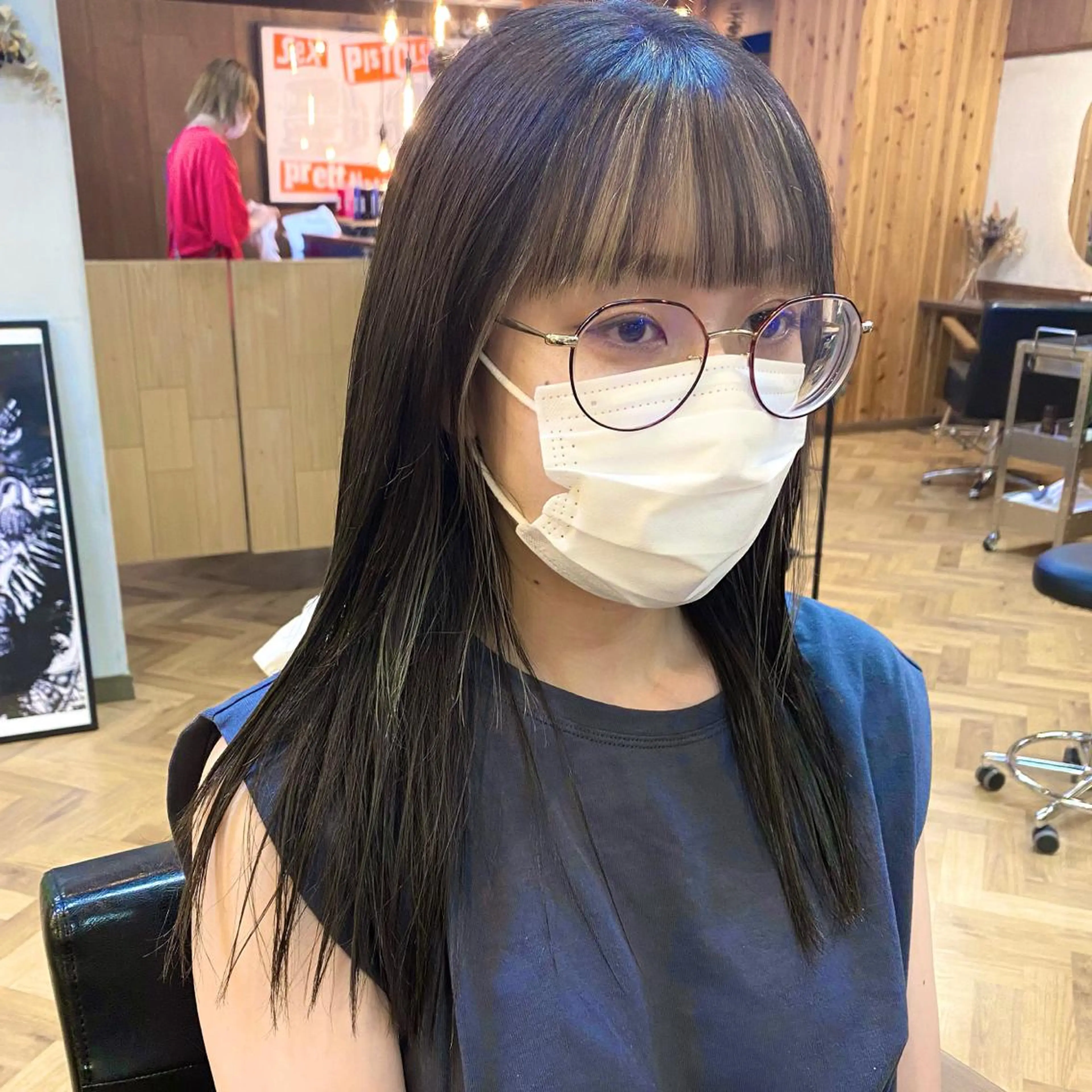 ロング カラー パーマ ヘアアレンジ メンズ キッズ ネイル マツエク・マツパ 前川 朋香のヘアスタイル