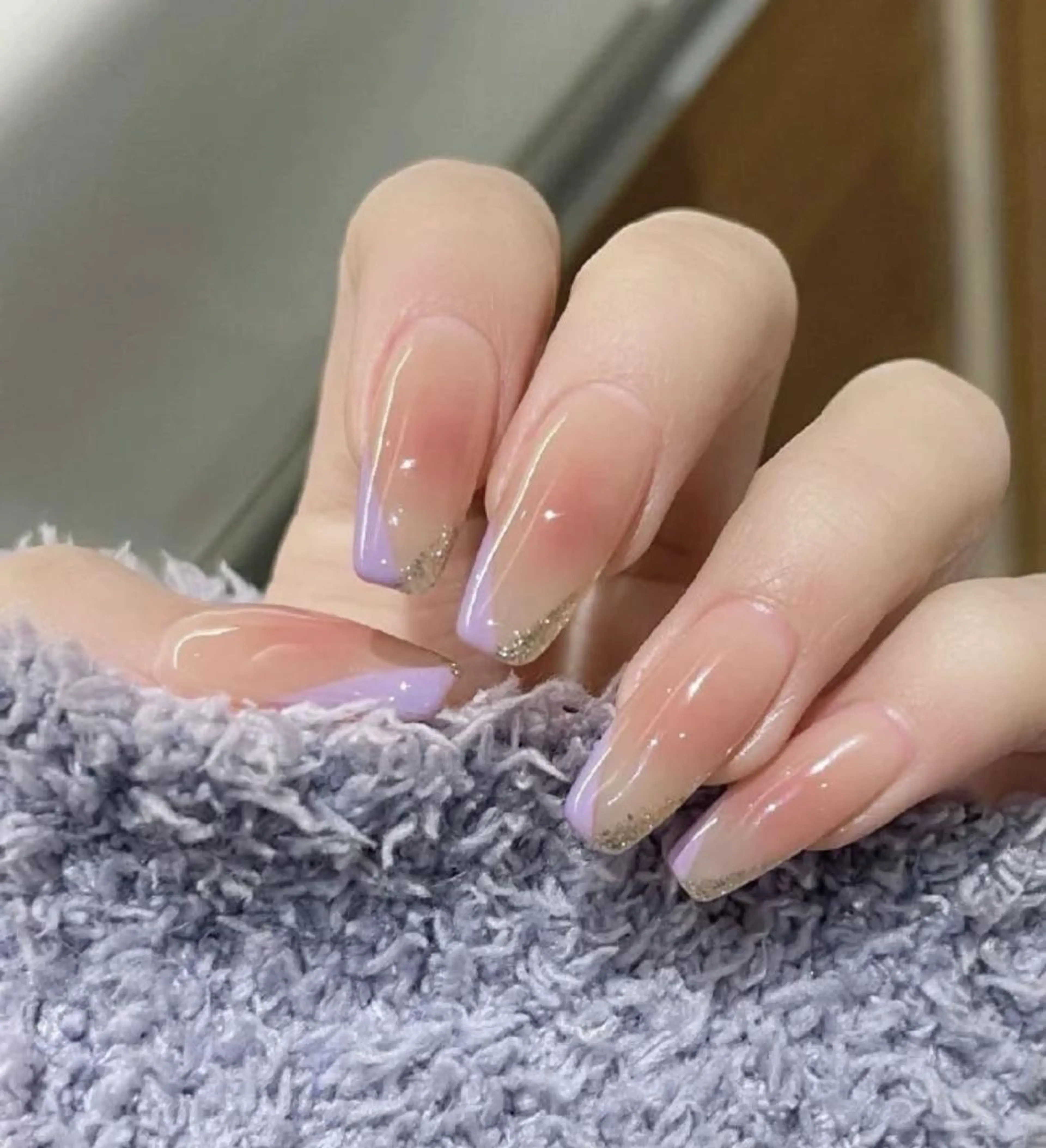 ネイル 長さ出し ネイルチップ Queens マオのネイルデザイン