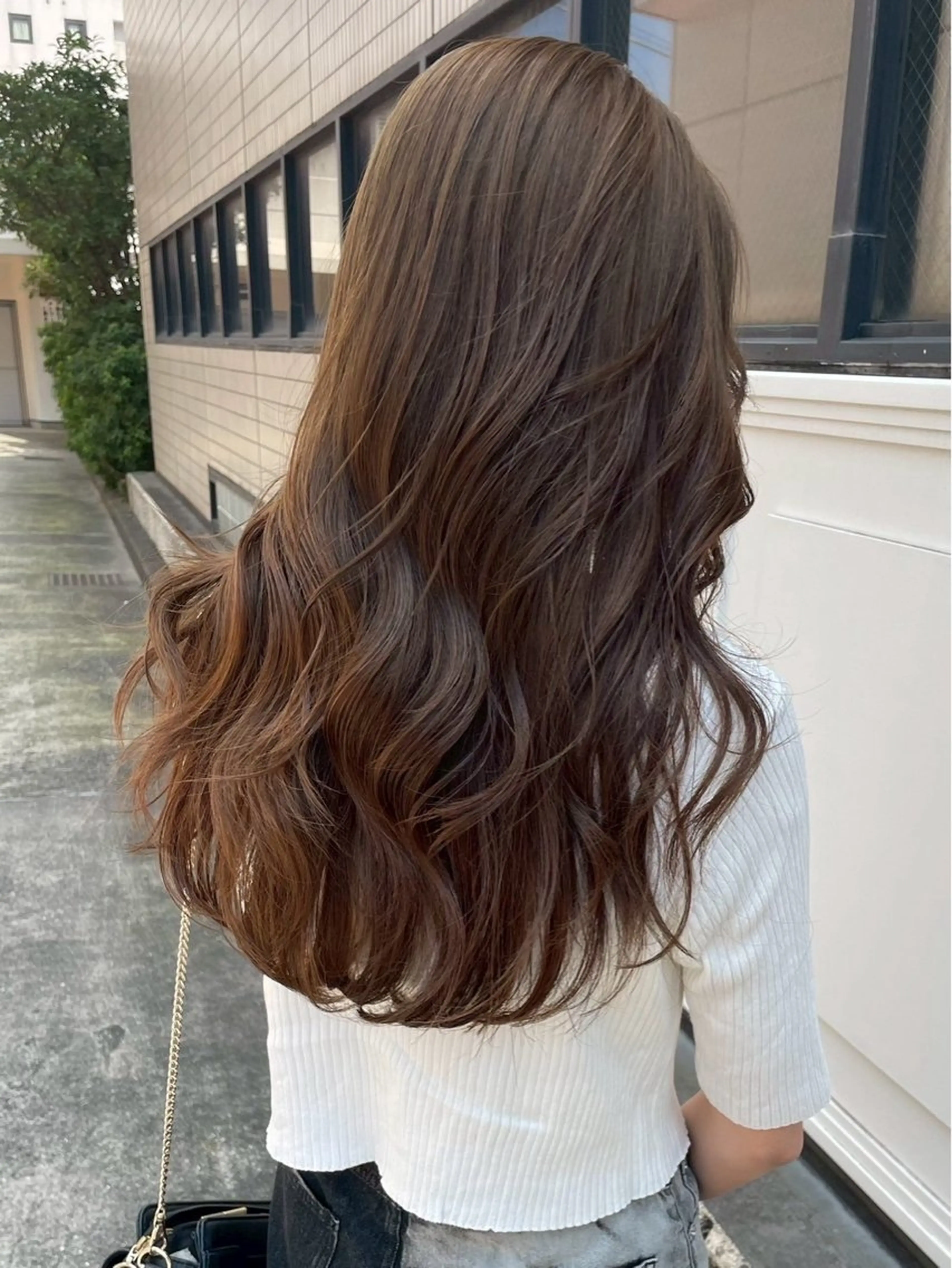 ロング カラー ヘアカラー ParveMix🎀 稲垣 詞葉のヘアスタイル