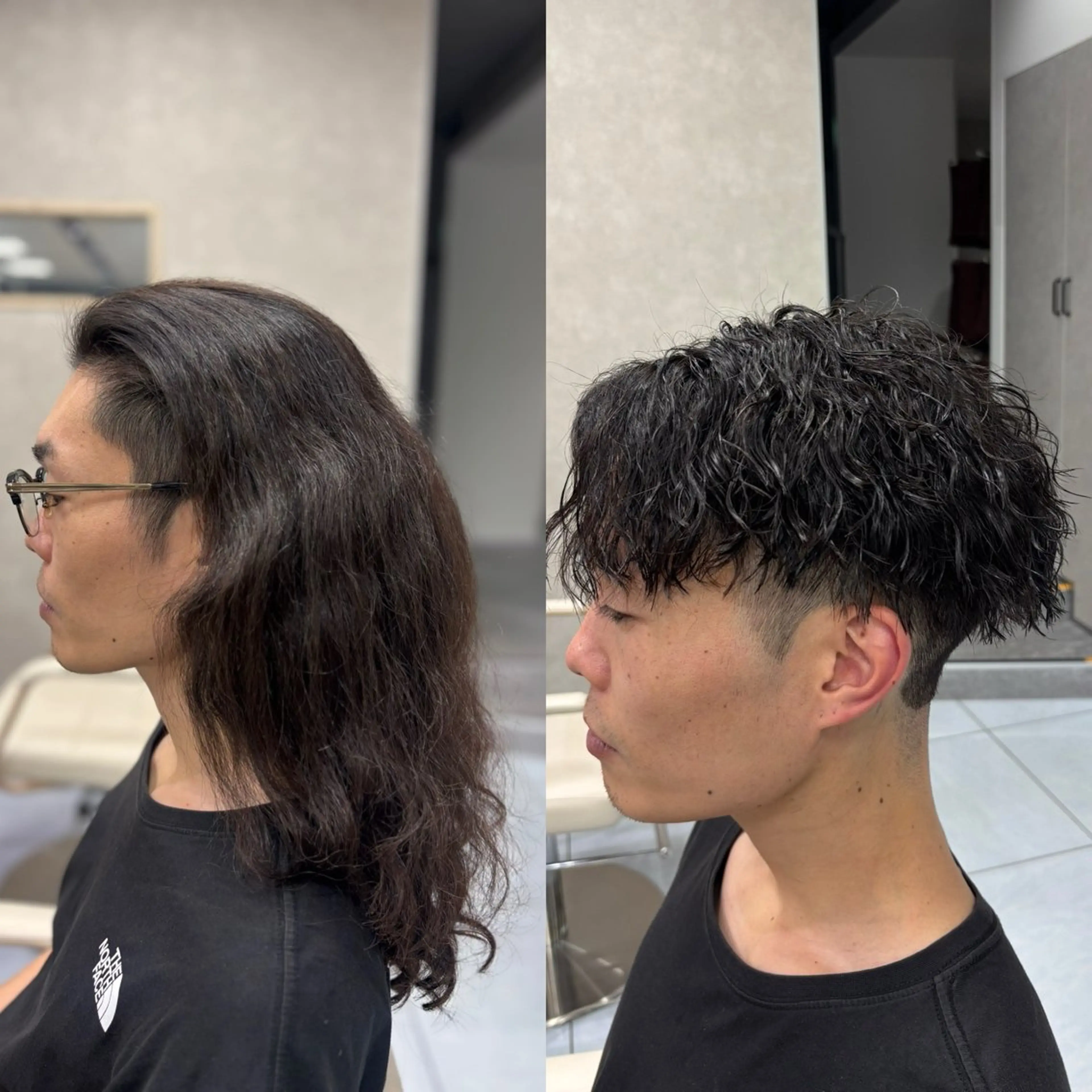 ショート パーマ メンズ カット パーマ メンズ特化韓国風 パーマスタイル/りんのヘアスタイル