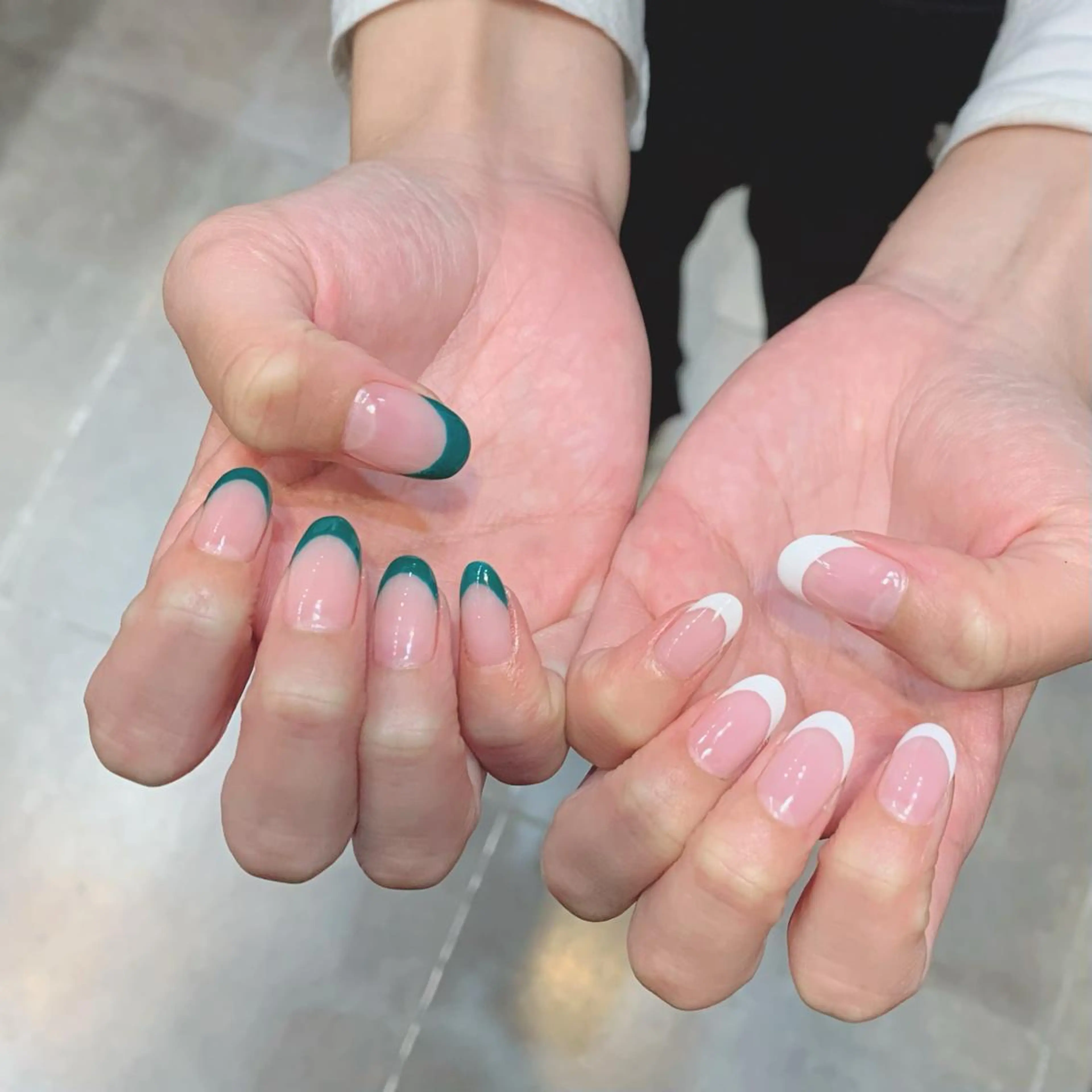 ネイル フレンチネイル YUKIMO🍎名駅 /ニュアンスのネイルデザイン